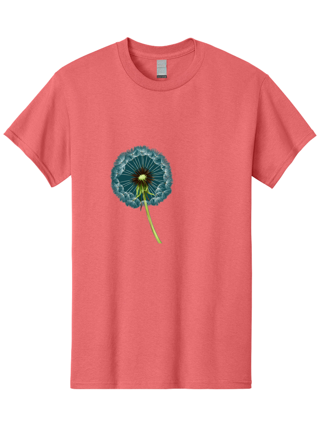 Dandelion-Seedhead-1 Men'S Graphic Tee, 100% Cotton, Comfortable Casual Summer Wear, Machine Washable, Vintage Camera, Old Camera, Antique Camera, Black Camera, Classic Photography, Photography Equipment, Nostalgic Device, Film Camera, Bak398