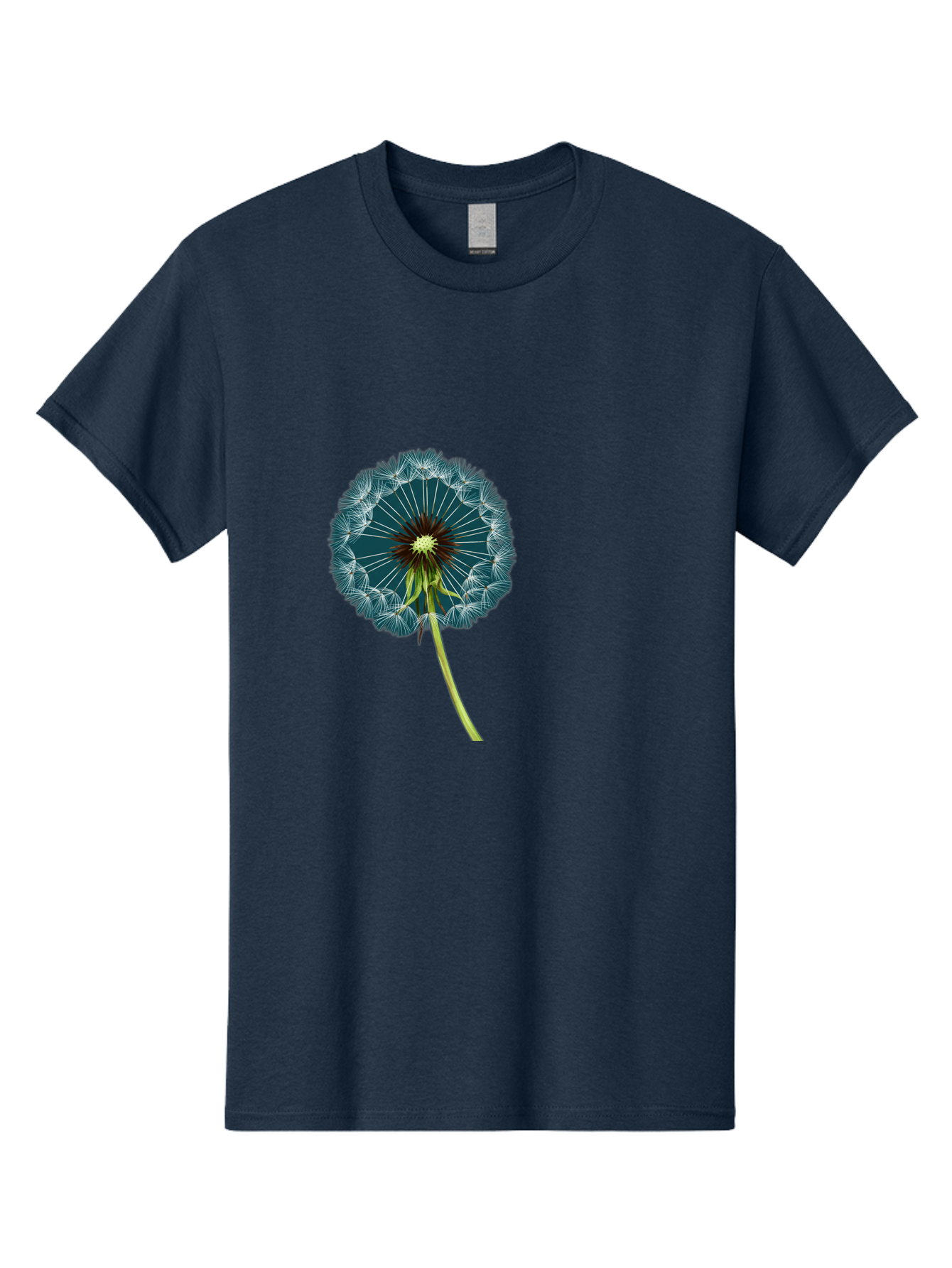 Dandelion-Seedhead-1 Men'S Graphic Tee, 100% Cotton, Comfortable Casual Summer Wear, Machine Washable, Vintage Camera, Old Camera, Antique Camera, Black Camera, Classic Photography, Photography Equipment, Nostalgic Device, Film Camera, Bak398