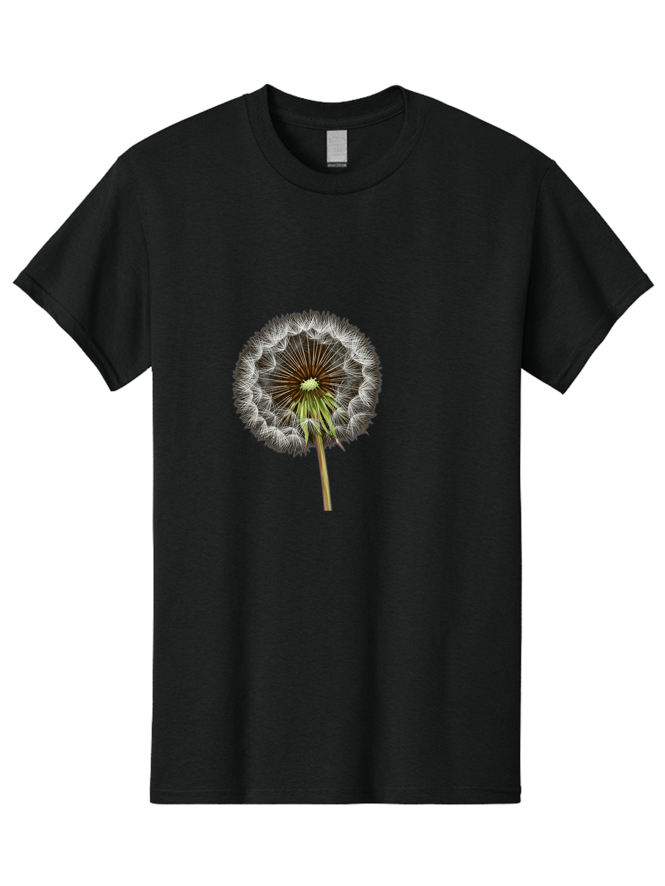 Dandelion-Seedhead Men'S Graphic Tee, 100% Cotton, Comfortable Casual Summer Wear, Machine Washable, Vintage Camera, Old Camera, Antique Camera, Black Camera, Classic Photography, Photography Equipment, Nostalgic Device, Film Camera, Bak399