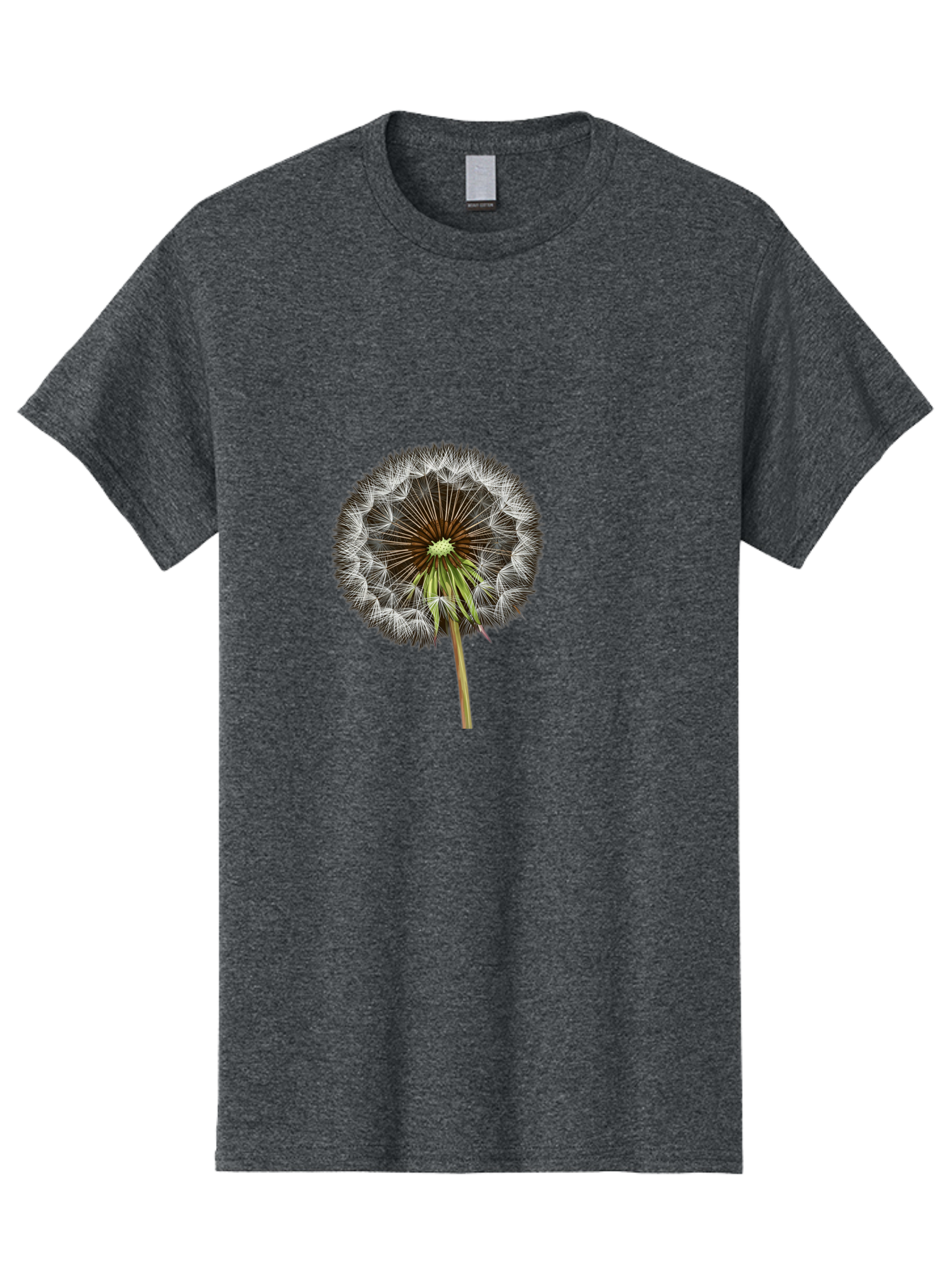 Dandelion-Seedhead Men'S Graphic Tee, 100% Cotton, Comfortable Casual Summer Wear, Machine Washable, Vintage Camera, Old Camera, Antique Camera, Black Camera, Classic Photography, Photography Equipment, Nostalgic Device, Film Camera, Bak399