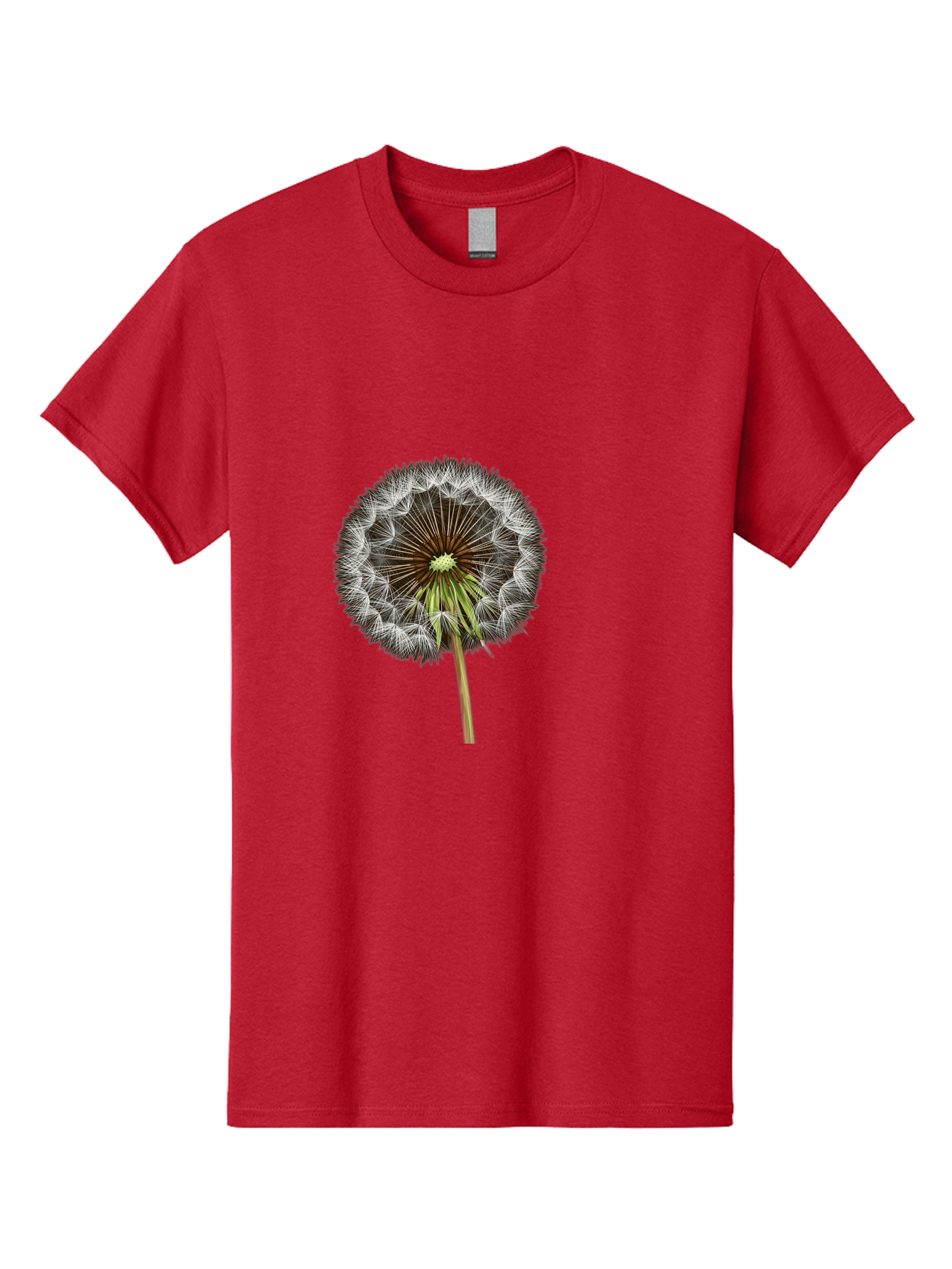 Dandelion-Seedhead Men'S Graphic Tee, 100% Cotton, Comfortable Casual Summer Wear, Machine Washable, Vintage Camera, Old Camera, Antique Camera, Black Camera, Classic Photography, Photography Equipment, Nostalgic Device, Film Camera, Bak399