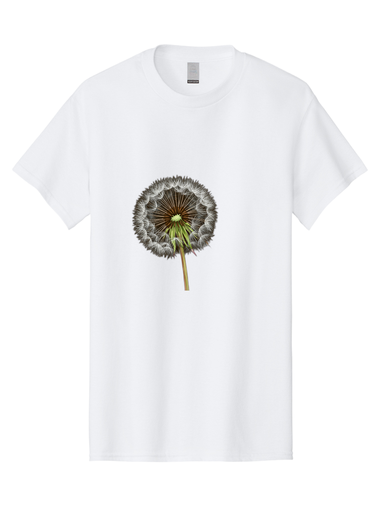 Dandelion-Seedhead Men'S Graphic Tee, 100% Cotton, Comfortable Casual Summer Wear, Machine Washable, Vintage Camera, Old Camera, Antique Camera, Black Camera, Classic Photography, Photography Equipment, Nostalgic Device, Film Camera, Bak399