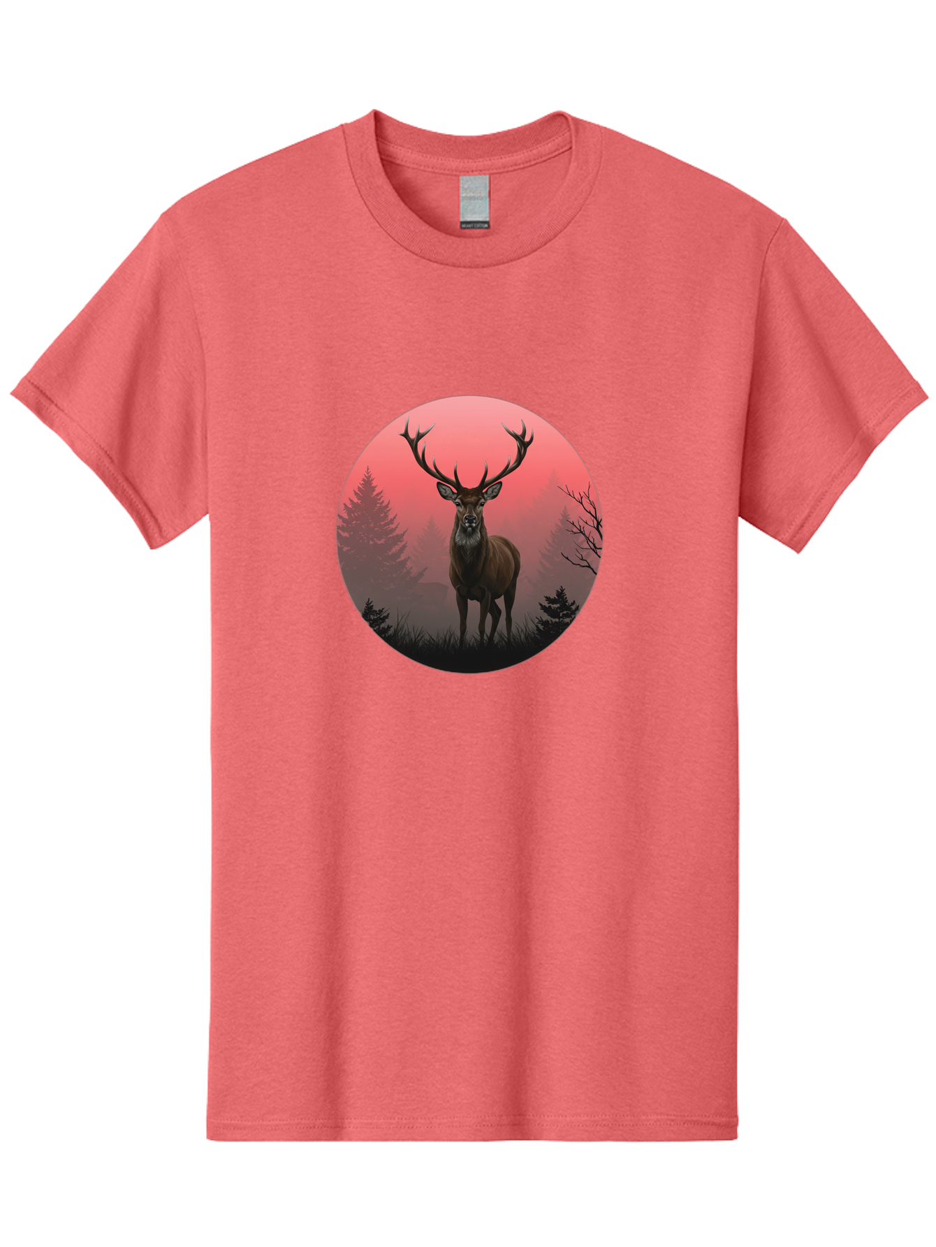Deer-In-Forest Men'S Graphic Tee, 100% Cotton, Comfortable Casual Summer Wear, Machine Washable, Vintage Camera, Old Camera, Antique Camera, Black Camera, Classic Photography, Photography Equipment, Nostalgic Device, Film Camera, Camera Art Bak402