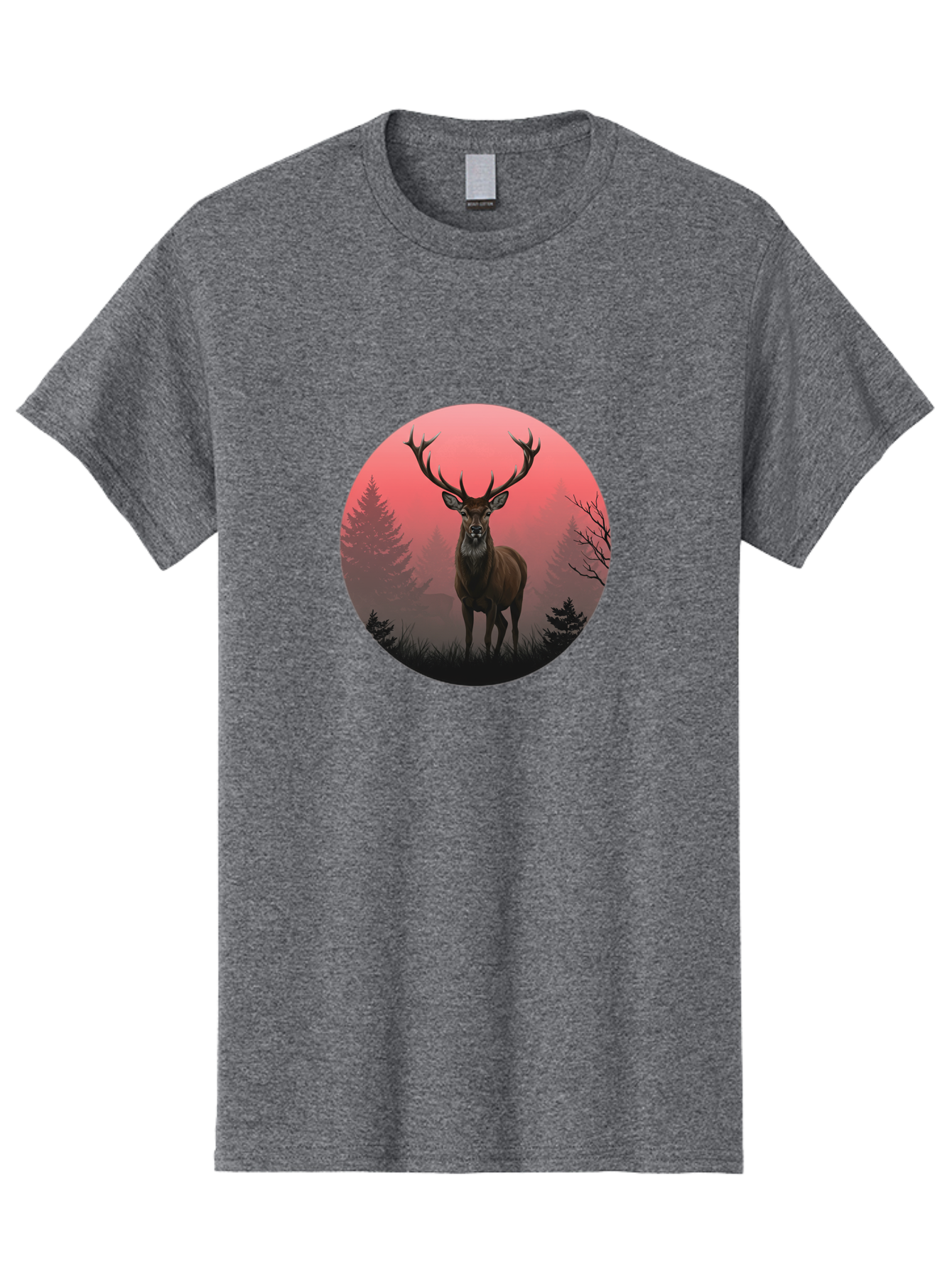 Deer-In-Forest Men'S Graphic Tee, 100% Cotton, Comfortable Casual Summer Wear, Machine Washable, Vintage Camera, Old Camera, Antique Camera, Black Camera, Classic Photography, Photography Equipment, Nostalgic Device, Film Camera, Camera Art Bak402
