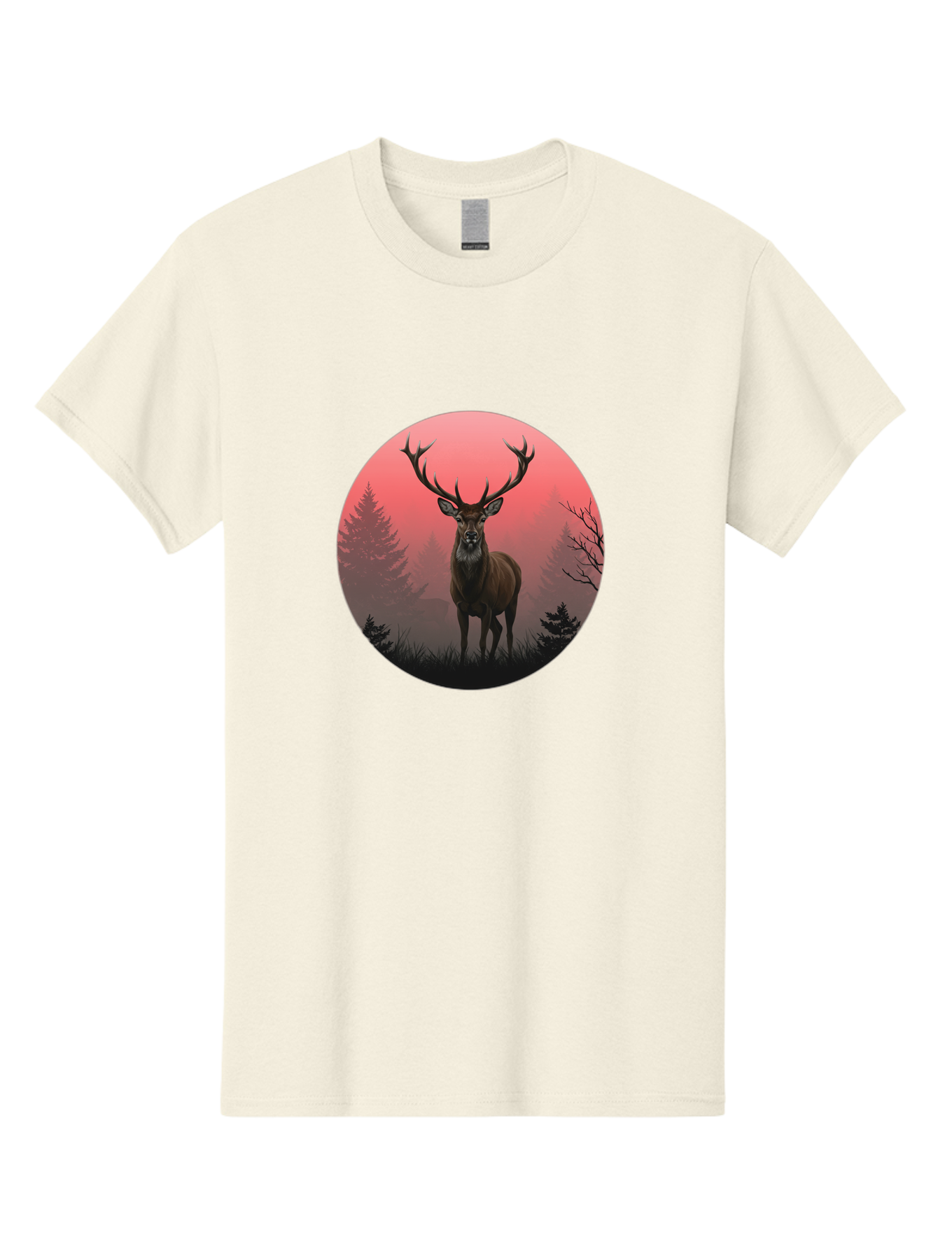 Deer-In-Forest Men'S Graphic Tee, 100% Cotton, Comfortable Casual Summer Wear, Machine Washable, Vintage Camera, Old Camera, Antique Camera, Black Camera, Classic Photography, Photography Equipment, Nostalgic Device, Film Camera, Camera Art Bak402