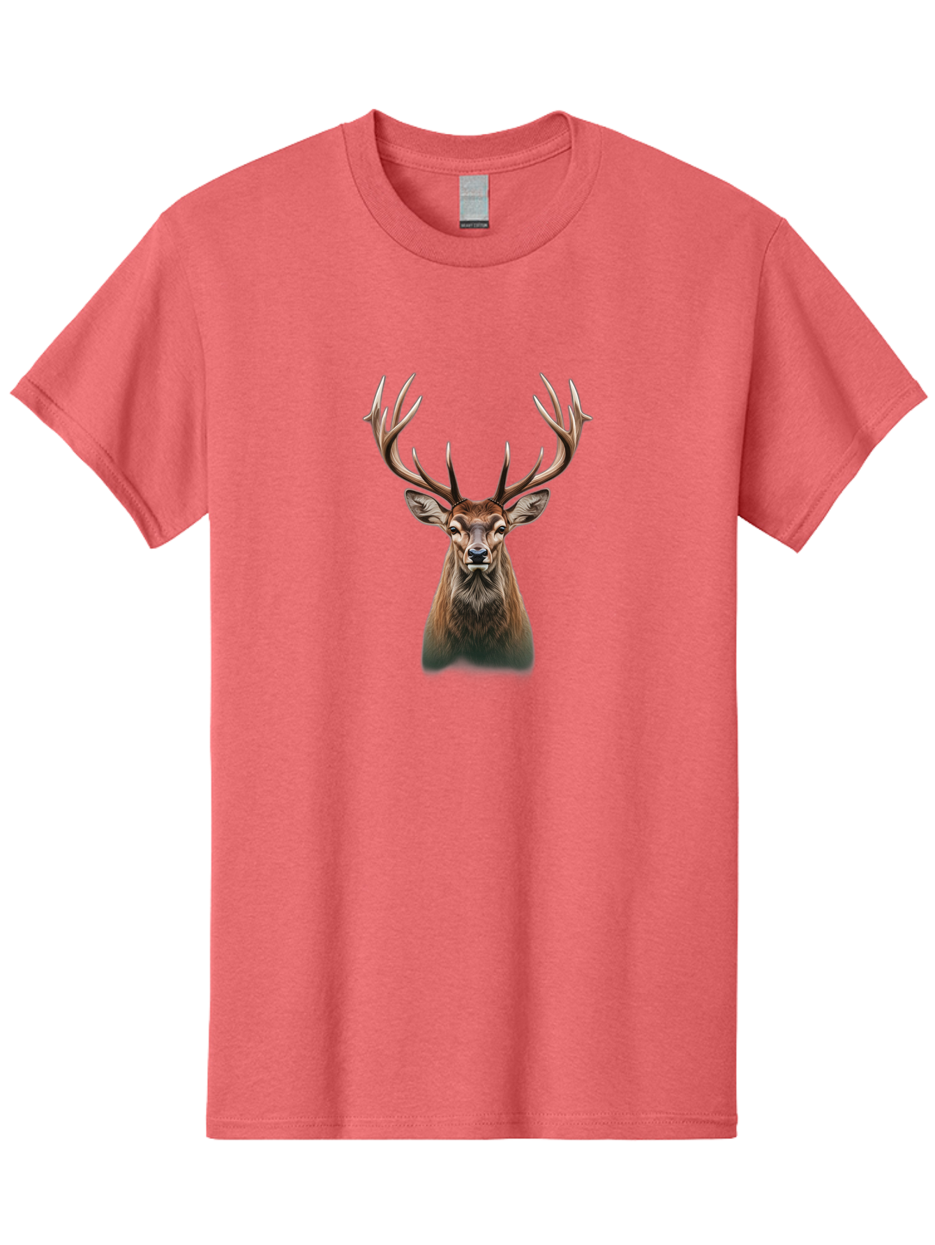 Deer-With-Large-Antlers Men'S Graphic Tee, 100% Cotton, Comfortable Casual Summer Wear, Machine Washable, Vintage Camera, Old Camera, Antique Camera, Black Camera, Classic Photography, Photography Equipment, Nostalgic Device, Film Camera, Bak403