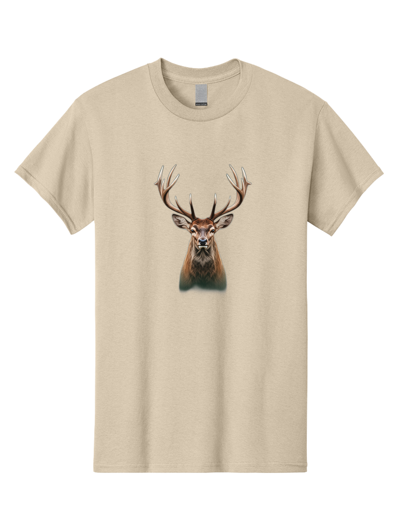 Deer-With-Large-Antlers Men'S Graphic Tee, 100% Cotton, Comfortable Casual Summer Wear, Machine Washable, Vintage Camera, Old Camera, Antique Camera, Black Camera, Classic Photography, Photography Equipment, Nostalgic Device, Film Camera, Bak403