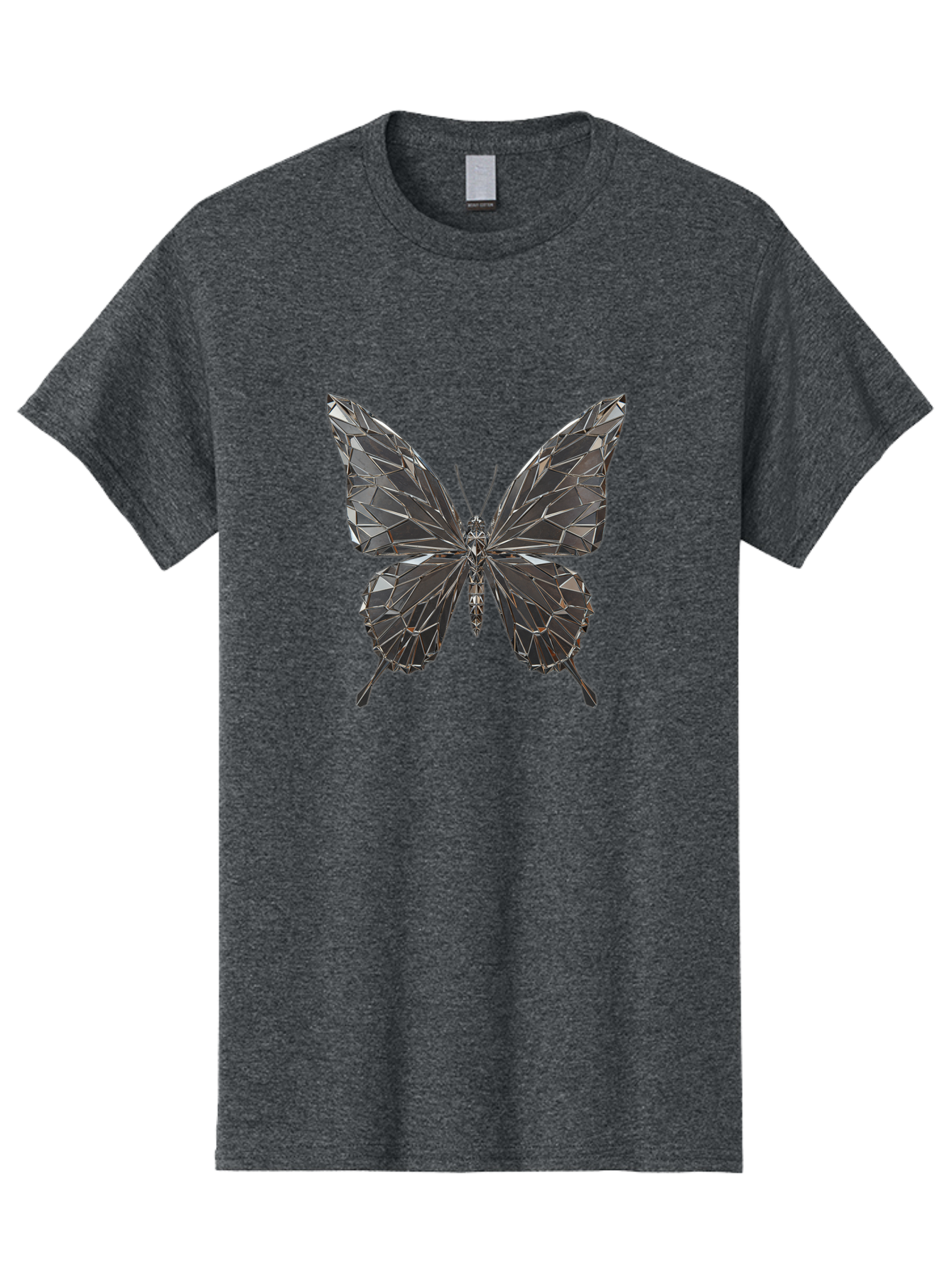 Diamond-Butterfly Men'S Graphic Tee, 100% Cotton, Comfortable Casual Summer Wear, Machine Washable, Vintage Camera, Old Camera, Antique Camera, Black Camera, Classic Photography, Photography Equipment, Nostalgic Device, Film Camera, Camera Art Bak411
