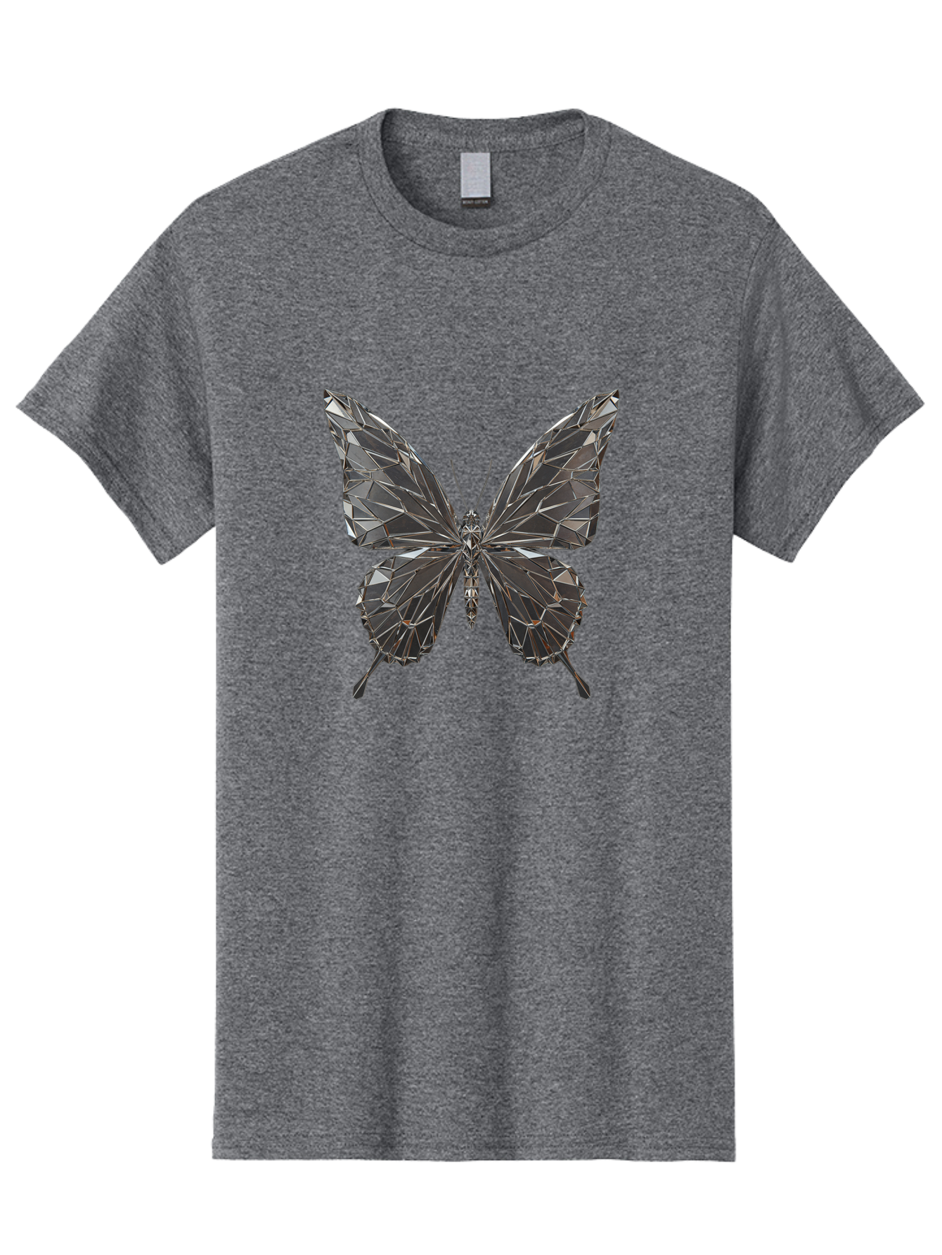 Diamond-Butterfly Men'S Graphic Tee, 100% Cotton, Comfortable Casual Summer Wear, Machine Washable, Vintage Camera, Old Camera, Antique Camera, Black Camera, Classic Photography, Photography Equipment, Nostalgic Device, Film Camera, Camera Art Bak411
