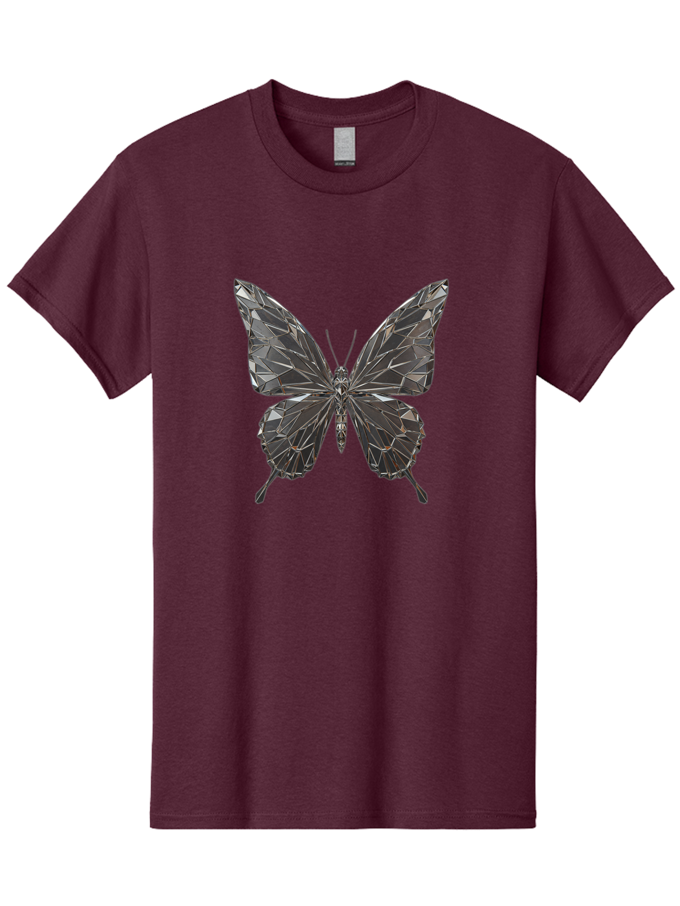 Diamond-Butterfly Men'S Graphic Tee, 100% Cotton, Comfortable Casual Summer Wear, Machine Washable, Vintage Camera, Old Camera, Antique Camera, Black Camera, Classic Photography, Photography Equipment, Nostalgic Device, Film Camera, Camera Art Bak411