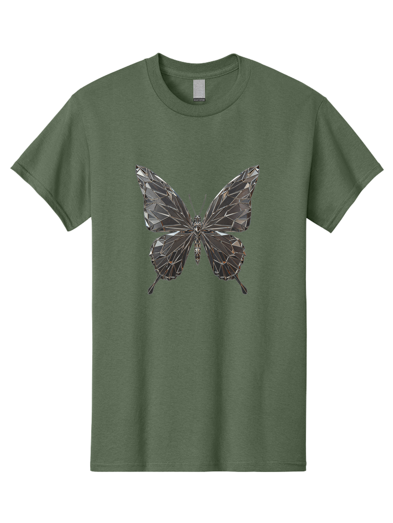 Diamond-Butterfly Men'S Graphic Tee, 100% Cotton, Comfortable Casual Summer Wear, Machine Washable, Vintage Camera, Old Camera, Antique Camera, Black Camera, Classic Photography, Photography Equipment, Nostalgic Device, Film Camera, Camera Art Bak411