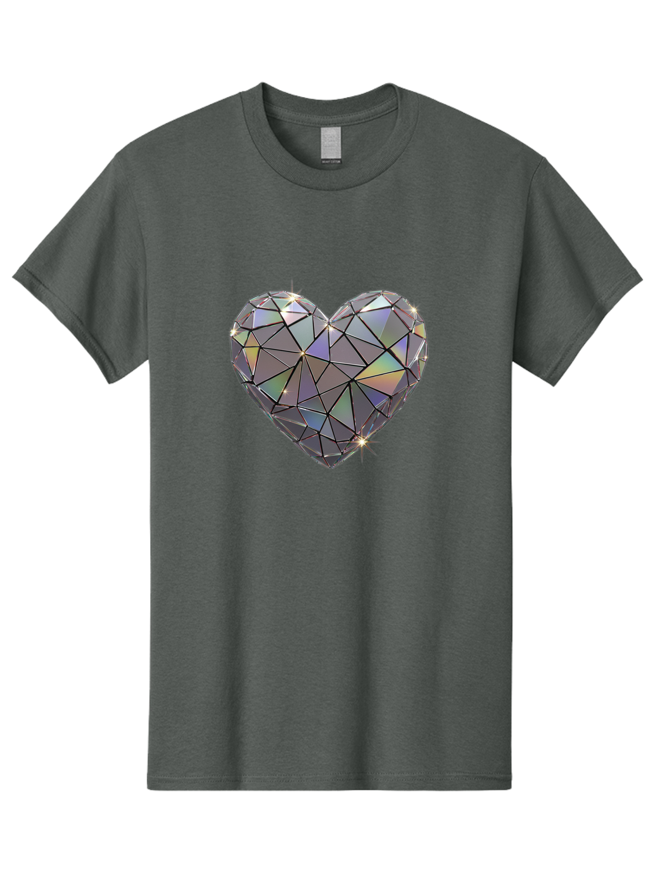 Diamond-Heart-2 Men'S Graphic Tee, 100% Cotton, Comfortable Casual Summer Wear, Machine Washable, Vintage Camera, Old Camera, Antique Camera, Black Camera, Classic Photography, Photography Equipment, Nostalgic Device, Film Camera, Camera Art Bak413