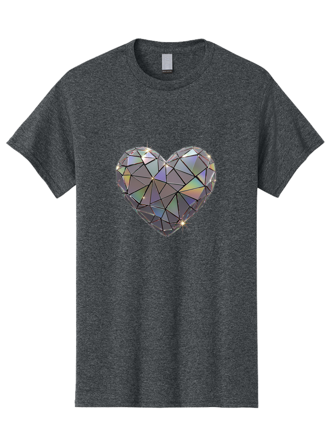 Diamond-Heart-2 Men'S Graphic Tee, 100% Cotton, Comfortable Casual Summer Wear, Machine Washable, Vintage Camera, Old Camera, Antique Camera, Black Camera, Classic Photography, Photography Equipment, Nostalgic Device, Film Camera, Camera Art Bak413