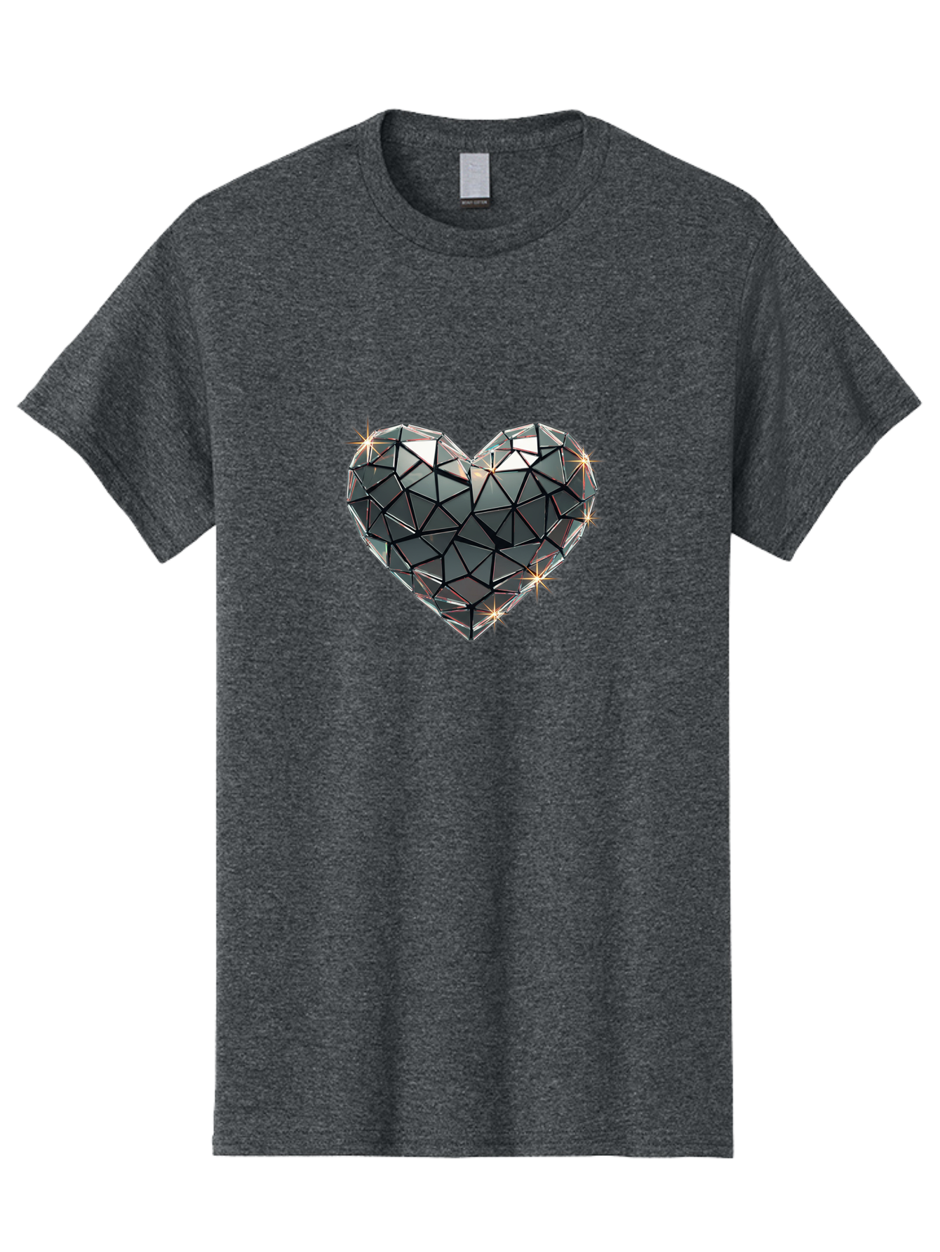 Diamond-Heart Men'S Graphic Tee, 100% Cotton, Comfortable Casual Summer Wear, Machine Washable, Vintage Camera, Old Camera, Antique Camera, Black Camera, Classic Photography, Photography Equipment, Nostalgic Device, Film Camera, Camera Art Bak416