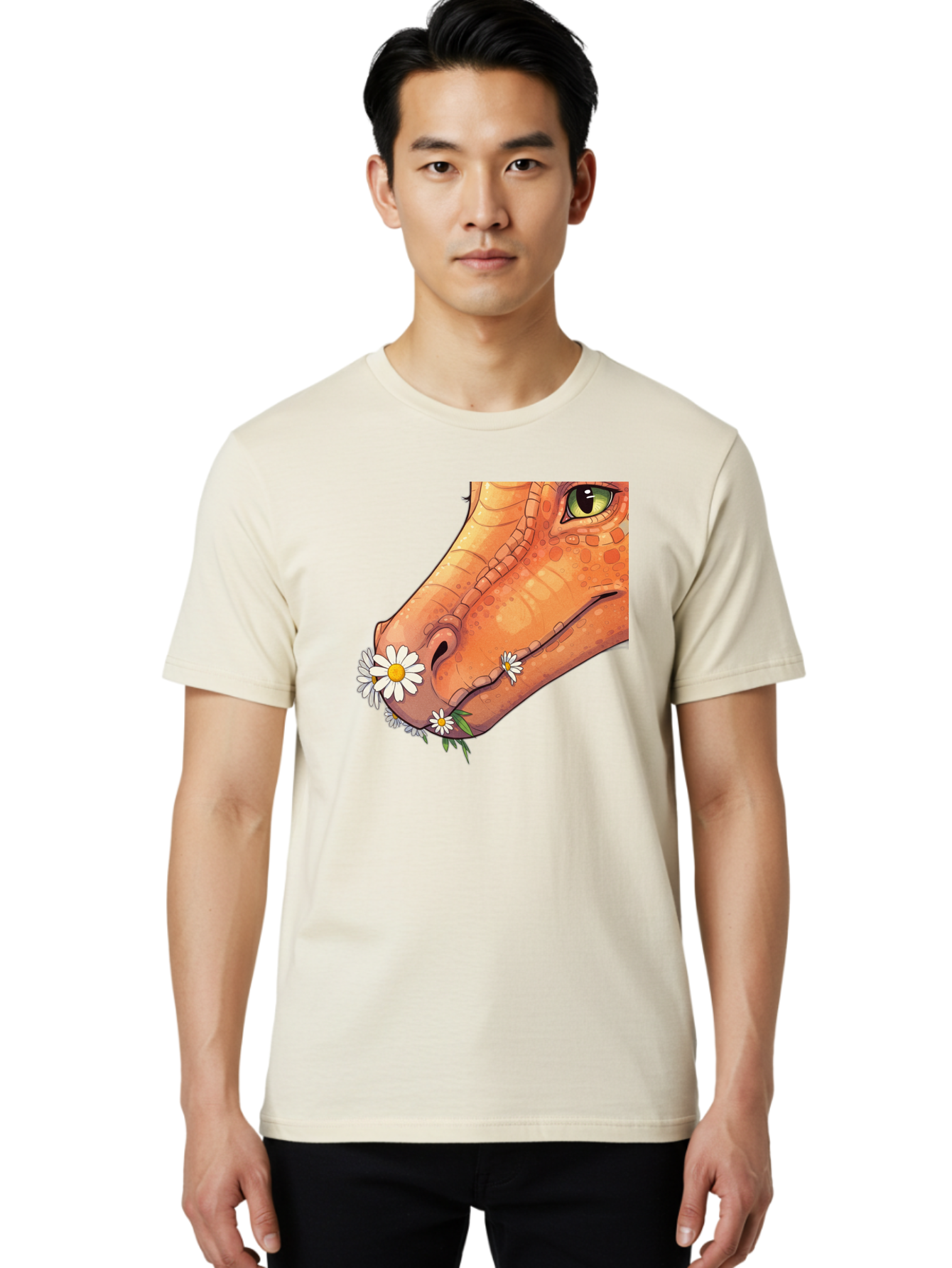 Dinosaur-Head Men'S Graphic Tee, 100% Cotton, Comfortable Casual Summer Wear, Machine Washable, Vintage Camera, Old Camera, Antique Camera, Black Camera, Classic Photography, Photography Equipment, Nostalgic Device, Film Camera, Camera Art Bak420