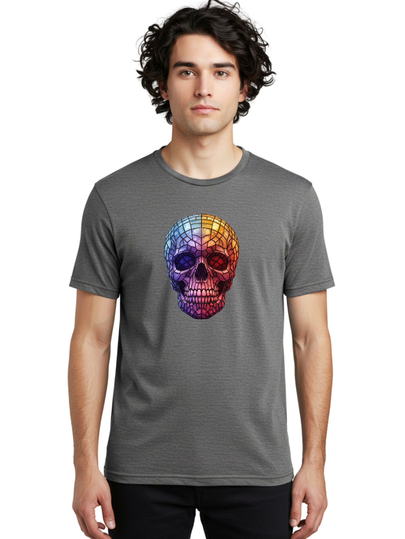 Disco-Ball-Skull-4 Men'S Graphic Tee, 100% Cotton, Comfortable Casual Summer Wear, Machine Washable, Vintage Camera, Old Camera, Antique Camera, Black Camera, Classic Photography, Photography Equipment, Nostalgic Device, Film Camera, Bak424