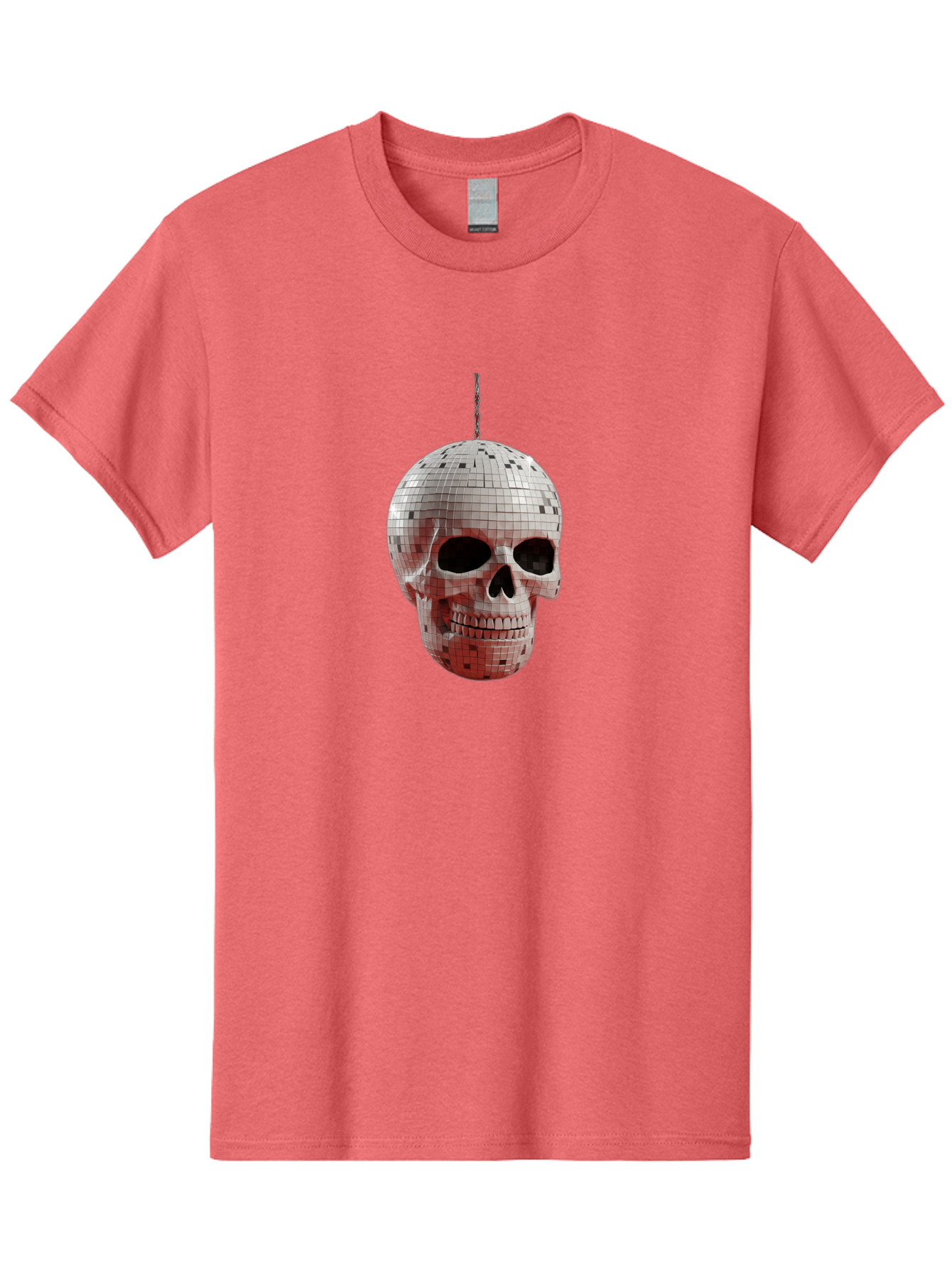 Disco-Skull-1 Men'S Graphic Tee, 100% Cotton, Comfortable Casual Summer Wear, Machine Washable, Vintage Camera, Old Camera, Antique Camera, Black Camera, Classic Photography, Photography Equipment, Nostalgic Device, Film Camera, Camera Art Bak426