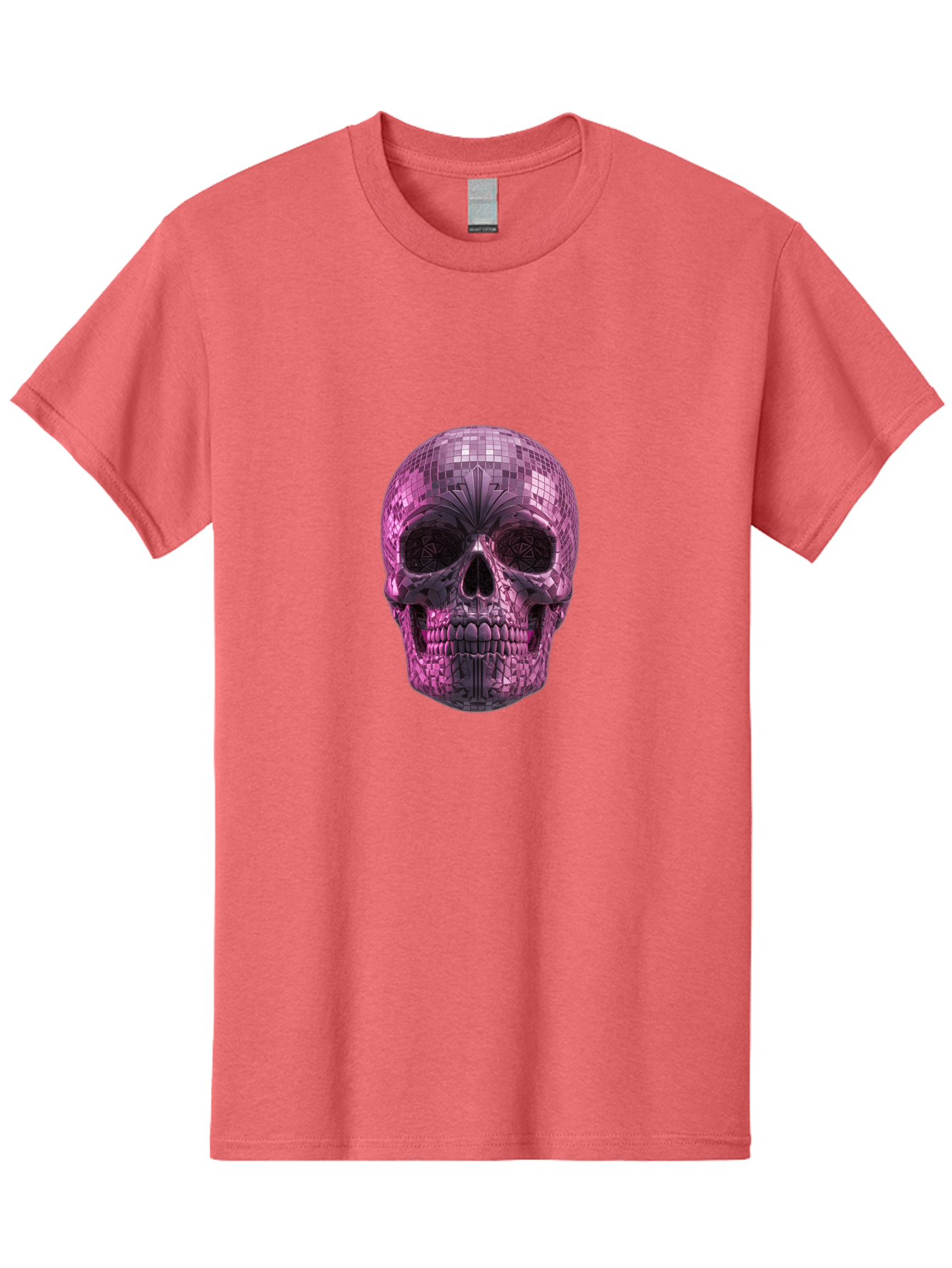 Disco-Skull-4 Men'S Graphic Tee, 100% Cotton, Comfortable Casual Summer Wear, Machine Washable, Vintage Camera, Old Camera, Antique Camera, Black Camera, Classic Photography, Photography Equipment, Nostalgic Device, Film Camera, Camera Art Bak429