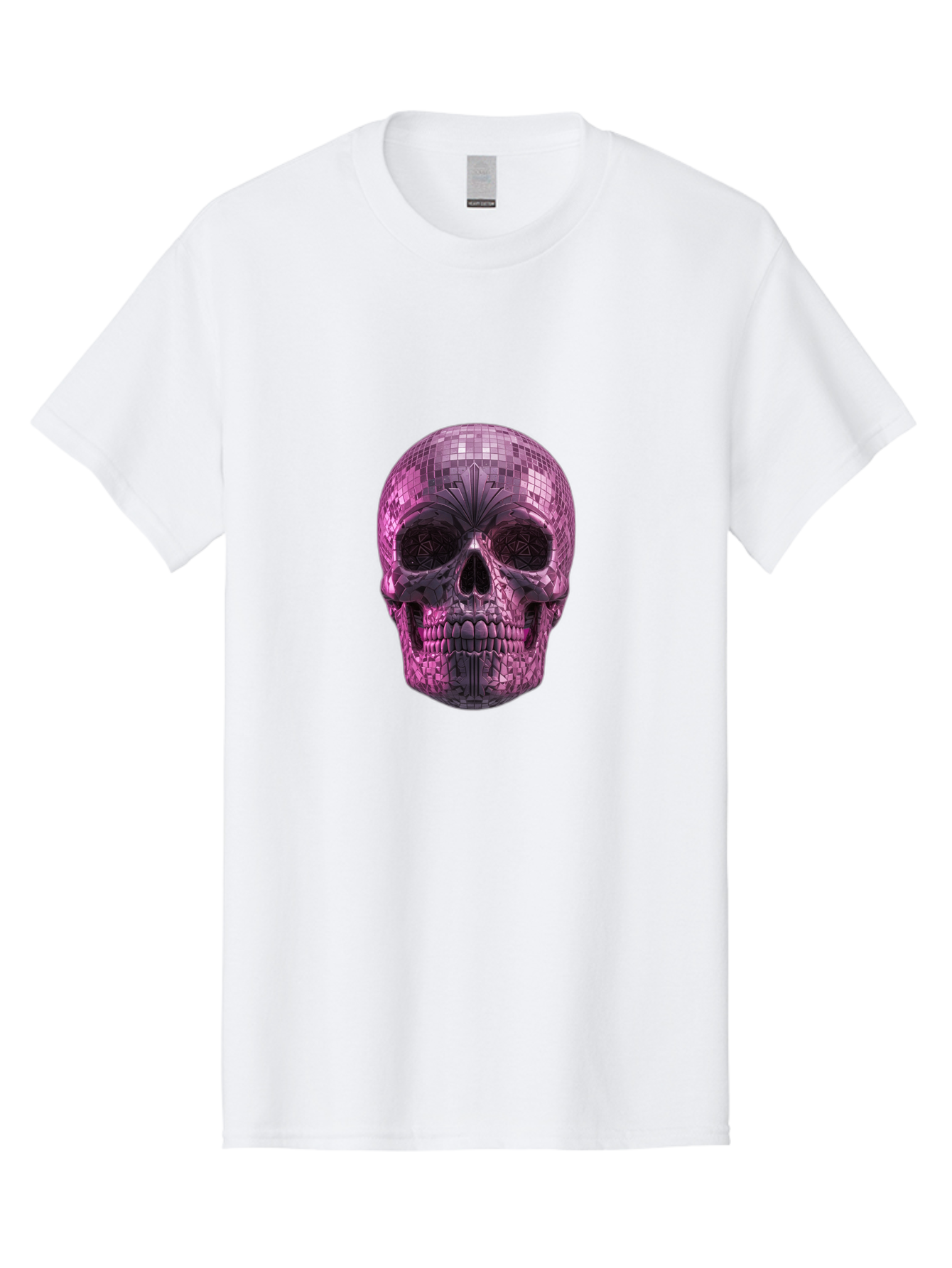 Disco-Skull-4 Men'S Graphic Tee, 100% Cotton, Comfortable Casual Summer Wear, Machine Washable, Vintage Camera, Old Camera, Antique Camera, Black Camera, Classic Photography, Photography Equipment, Nostalgic Device, Film Camera, Camera Art Bak429