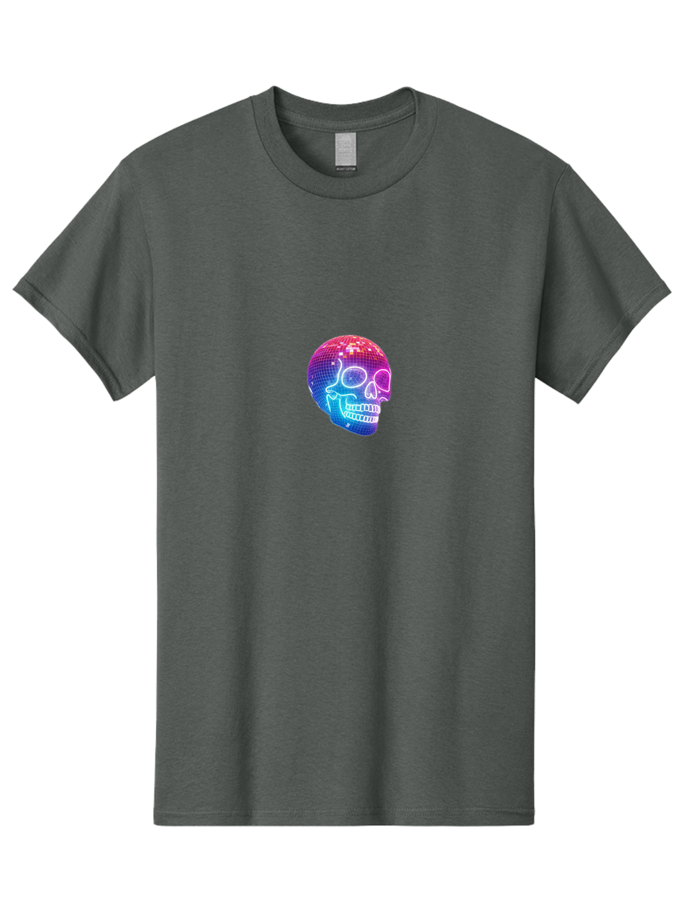 Disco-Skull Men'S Graphic Tee, 100% Cotton, Comfortable Casual Summer Wear, Machine Washable, Vintage Camera, Old Camera, Antique Camera, Black Camera, Classic Photography, Photography Equipment, Nostalgic Device, Film Camera, Camera Art Bak430