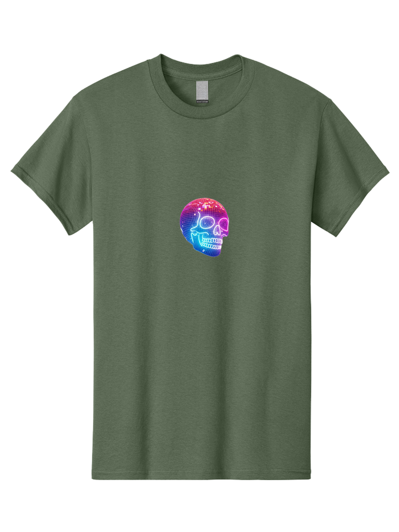 Disco-Skull Men'S Graphic Tee, 100% Cotton, Comfortable Casual Summer Wear, Machine Washable, Vintage Camera, Old Camera, Antique Camera, Black Camera, Classic Photography, Photography Equipment, Nostalgic Device, Film Camera, Camera Art Bak430