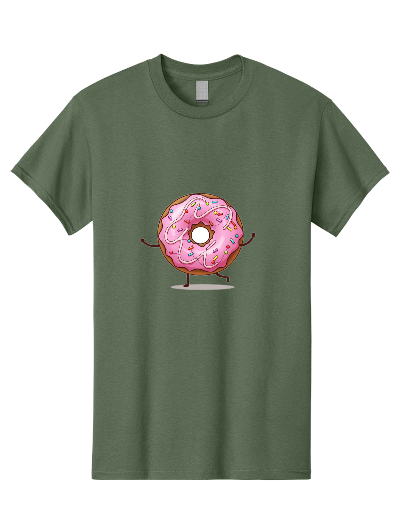 Donut-Character-1 Men'S Graphic Tee, 100% Cotton, Comfortable Casual Summer Wear, Machine Washable, Vintage Camera, Old Camera, Antique Camera, Black Camera, Classic Photography, Photography Equipment, Nostalgic Device, Film Camera, Camera Art Bak437