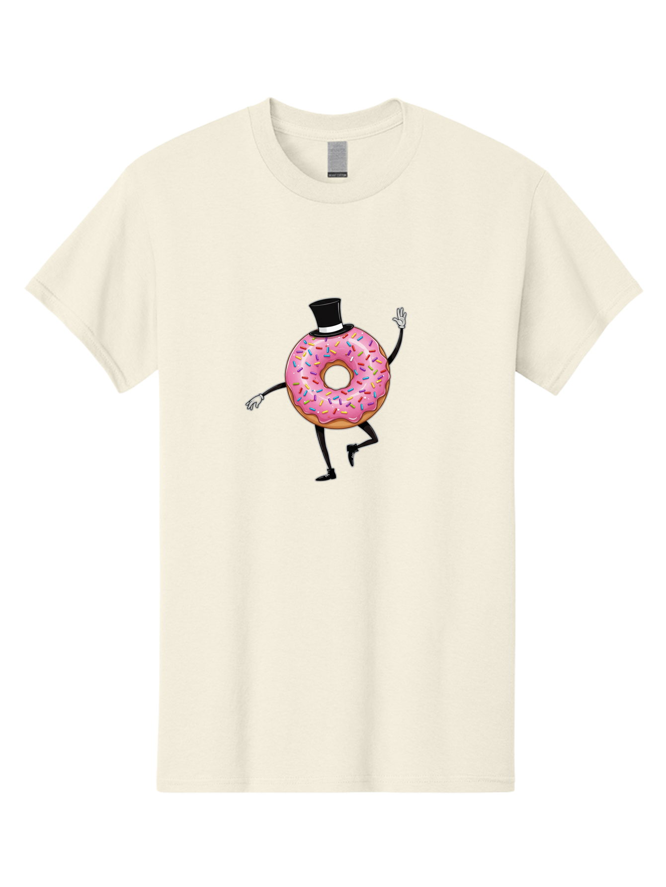 Donut-In-Top-Hat Men'S Graphic Tee, 100% Cotton, Comfortable Casual Summer Wear, Machine Washable, Vintage Camera, Old Camera, Antique Camera, Black Camera, Classic Photography, Photography Equipment, Nostalgic Device, Film Camera, Camera Art Bak441