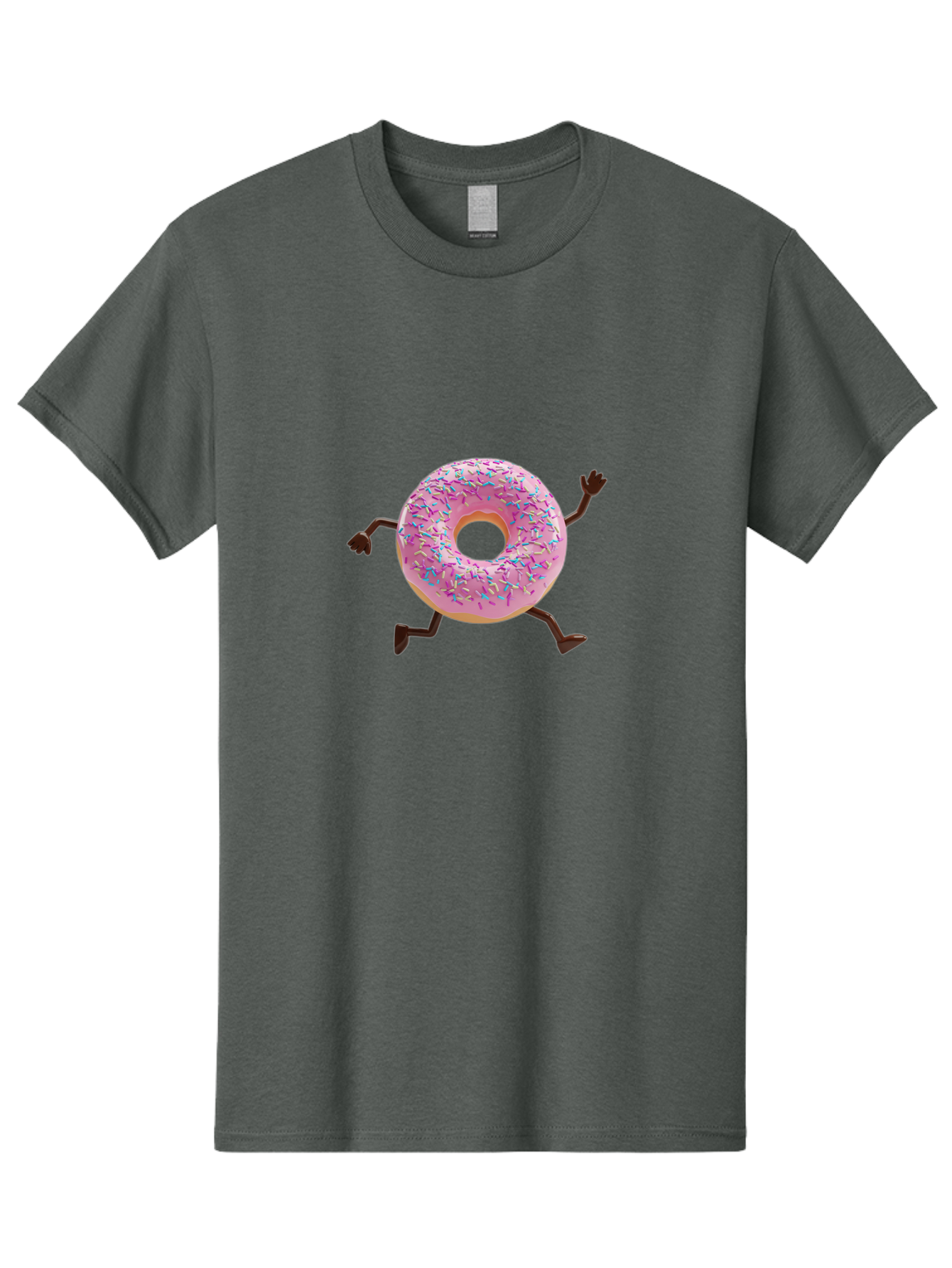 Donut-With-Arms-And-Legs Men'S Graphic Tee, 100% Cotton, Comfortable Casual Summer Wear, Machine Washable, Vintage Camera, Old Camera, Antique Camera, Black Camera, Classic Photography, Photography Equipment, Nostalgic Device, Film Camera, Bak442