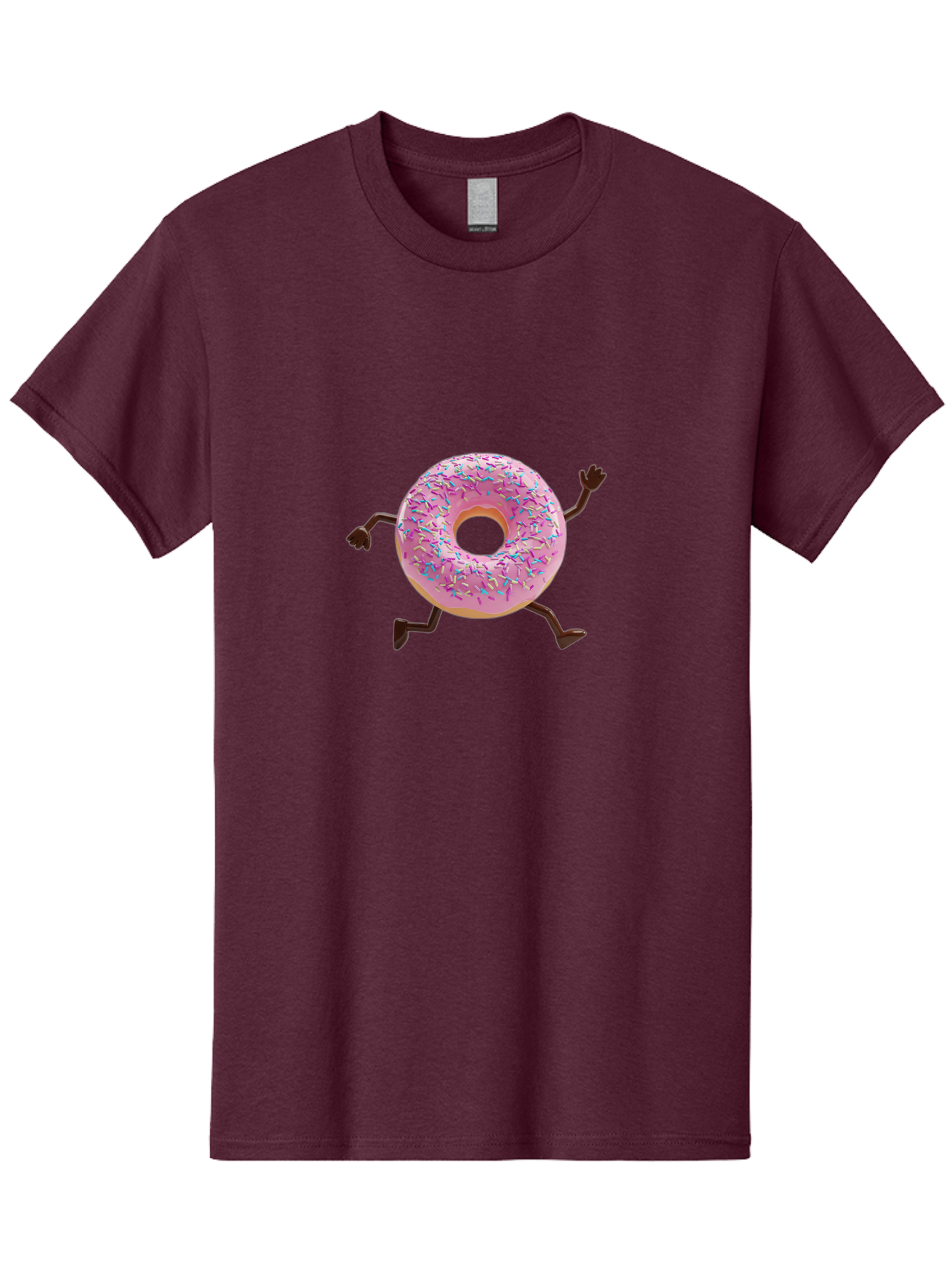 Donut-With-Arms-And-Legs Men'S Graphic Tee, 100% Cotton, Comfortable Casual Summer Wear, Machine Washable, Vintage Camera, Old Camera, Antique Camera, Black Camera, Classic Photography, Photography Equipment, Nostalgic Device, Film Camera, Bak442