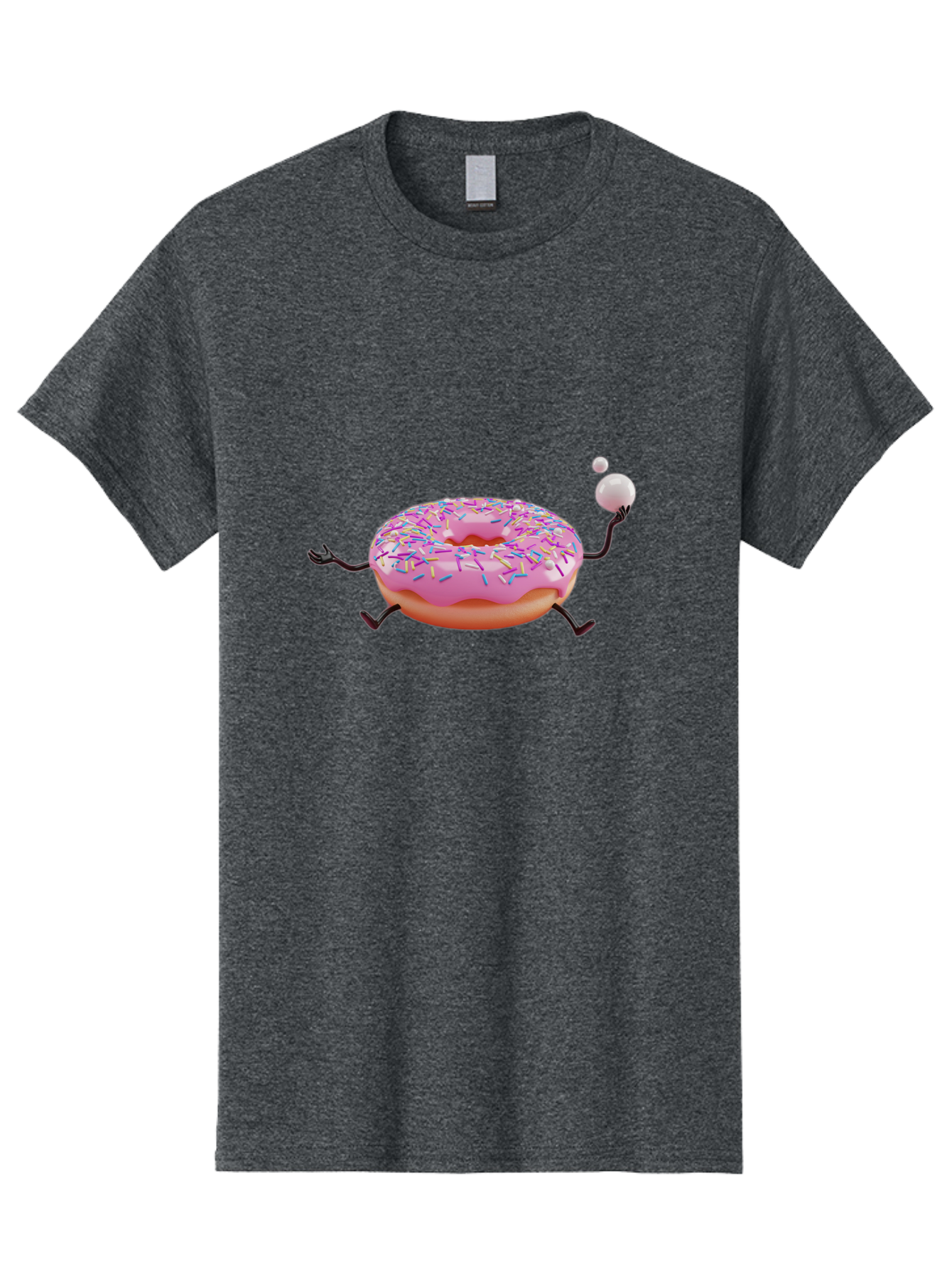 Donut-With-Arms Men'S Graphic Tee, 100% Cotton, Comfortable Casual Summer Wear, Machine Washable, Vintage Camera, Old Camera, Antique Camera, Black Camera, Classic Photography, Photography Equipment, Nostalgic Device, Film Camera, Camera Art Bak443