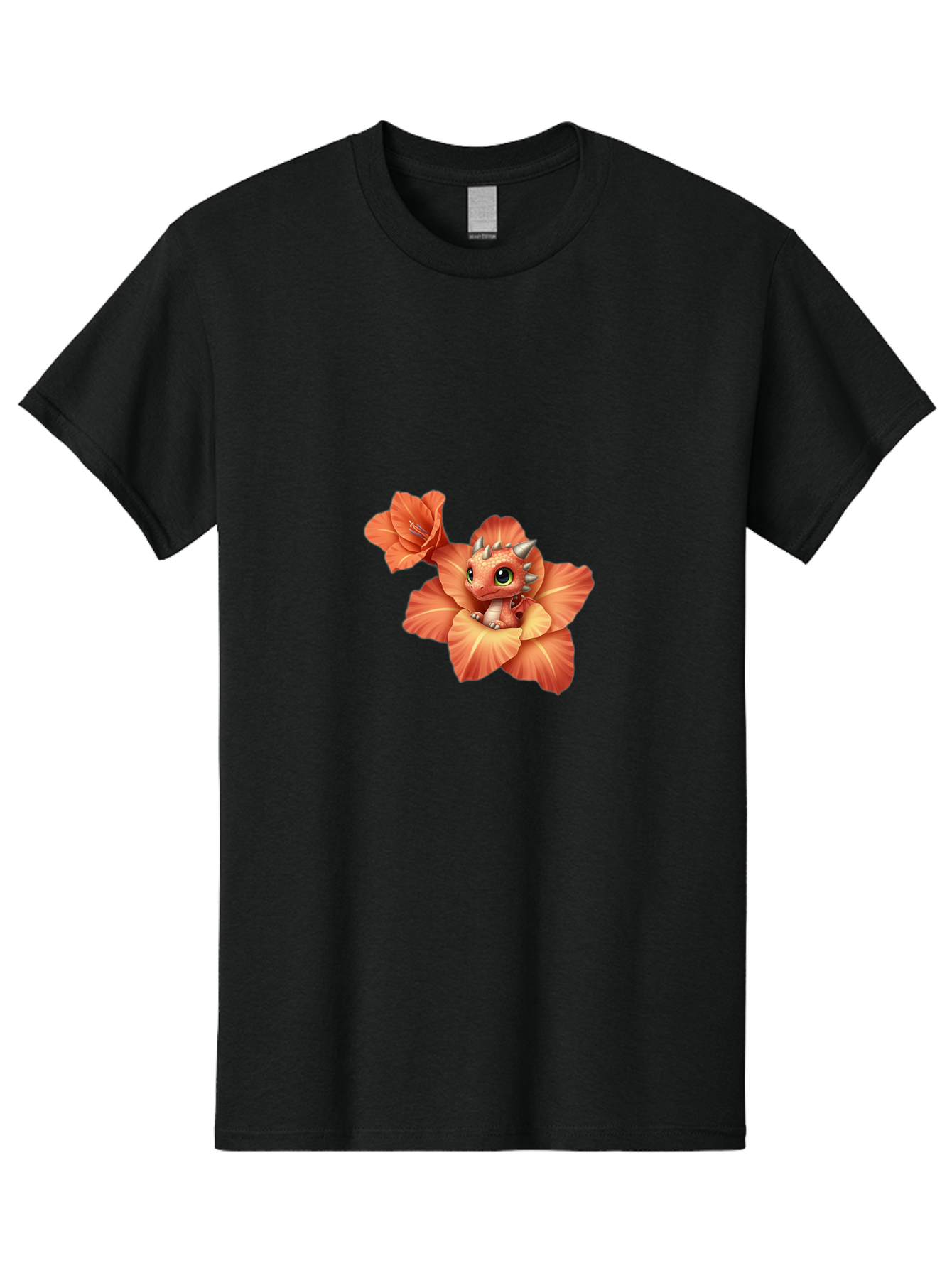 Dragon-In-Flower-1 Men'S Graphic Tee, 100% Cotton, Comfortable Casual Summer Wear, Machine Washable, Vintage Camera, Old Camera, Antique Camera, Black Camera, Classic Photography, Photography Equipment, Nostalgic Device, Film Camera, Bak453