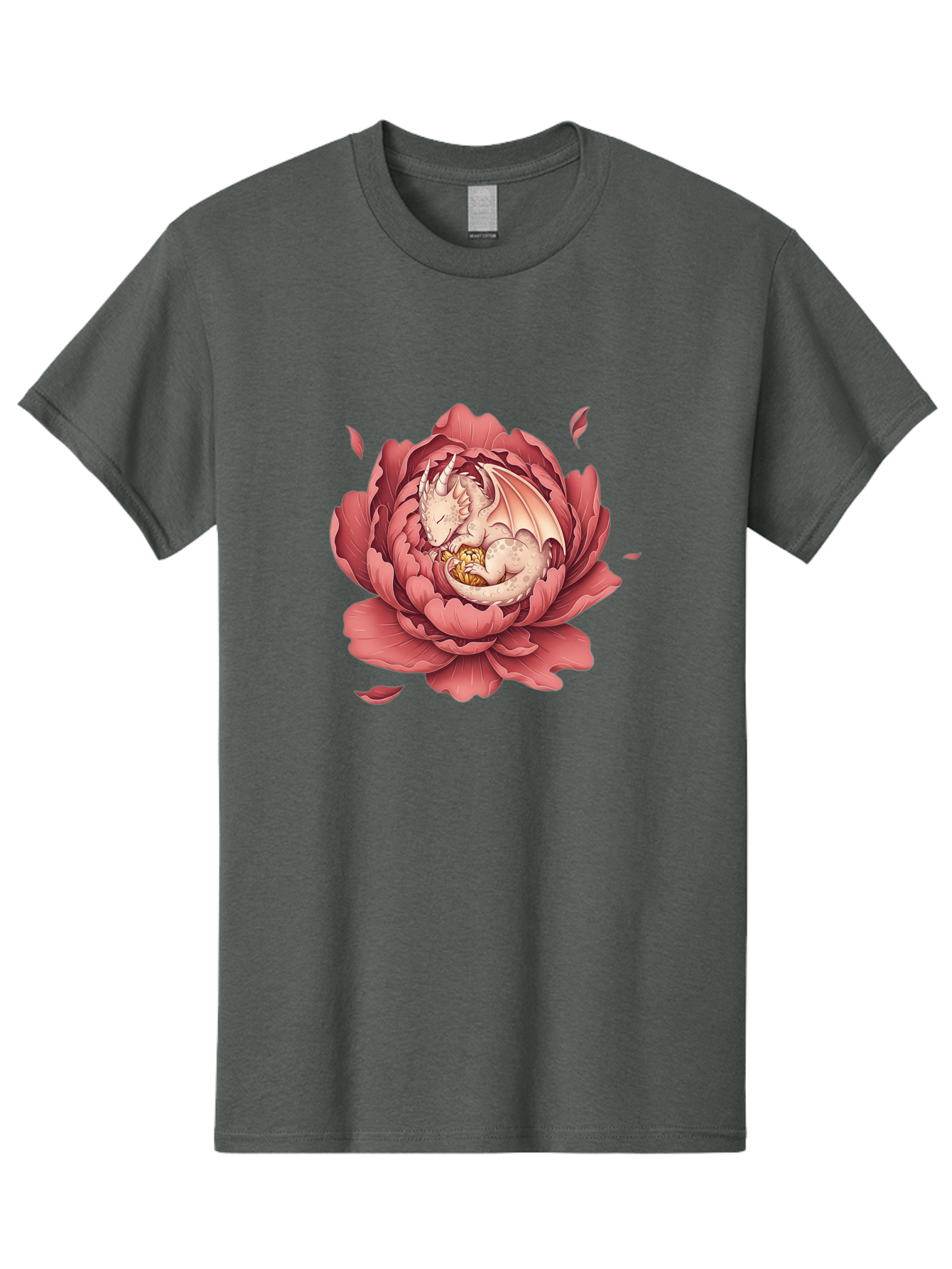 Dragon-In-Peony-Flower Men'S Graphic Tee, 100% Cotton, Comfortable Casual Summer Wear, Machine Washable, Vintage Camera, Old Camera, Antique Camera, Black Camera, Classic Photography, Photography Equipment, Nostalgic Device, Film Camera, Bak462