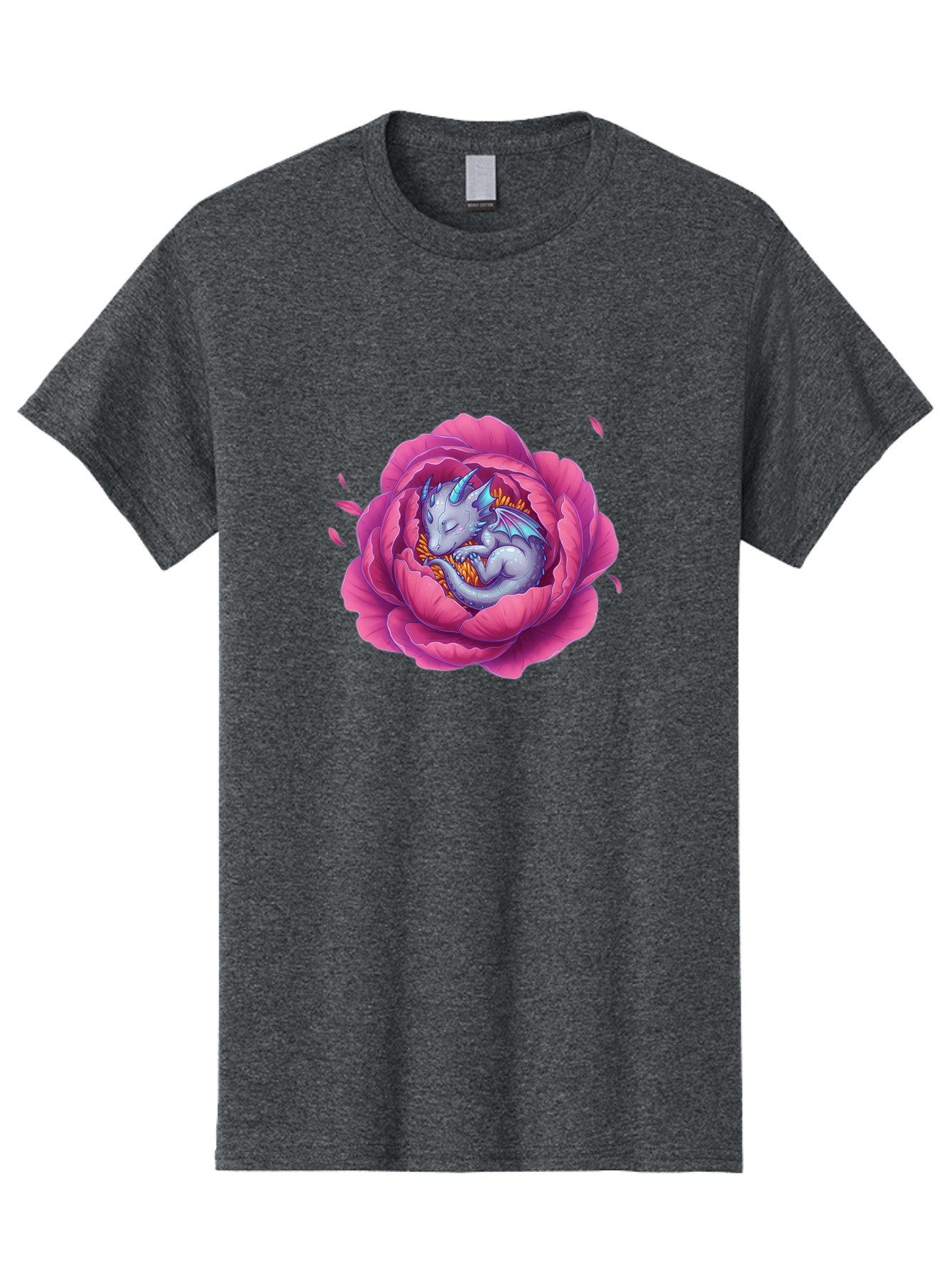 Dragon-In-Rose-1 Men'S Graphic Tee, 100% Cotton, Comfortable Casual Summer Wear, Machine Washable, Vintage Camera, Old Camera, Antique Camera, Black Camera, Classic Photography, Photography Equipment, Nostalgic Device, Film Camera, Camera Art Bak464