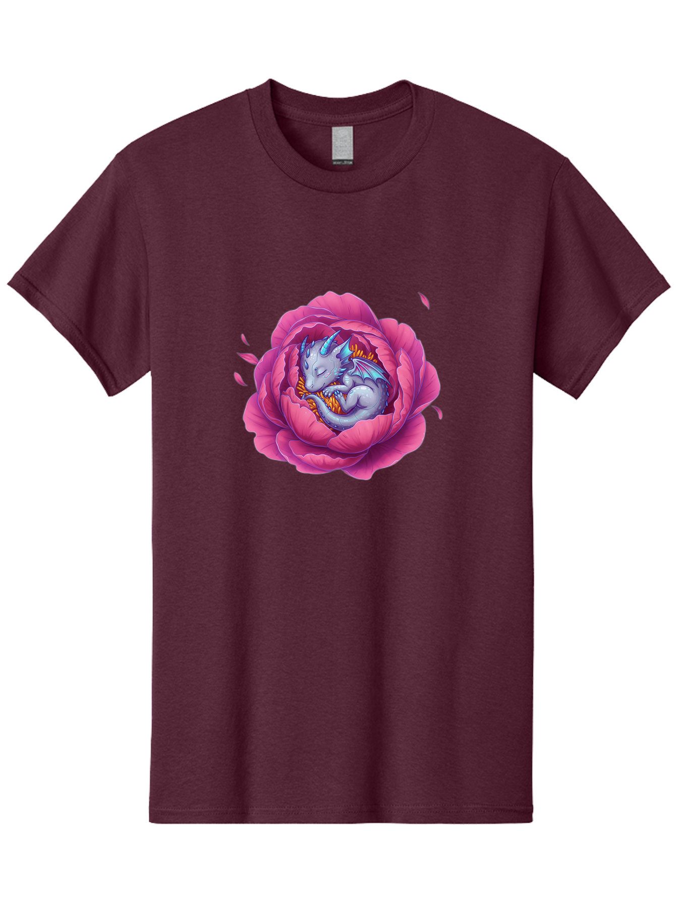 Dragon-In-Rose-1 Men'S Graphic Tee, 100% Cotton, Comfortable Casual Summer Wear, Machine Washable, Vintage Camera, Old Camera, Antique Camera, Black Camera, Classic Photography, Photography Equipment, Nostalgic Device, Film Camera, Camera Art Bak464