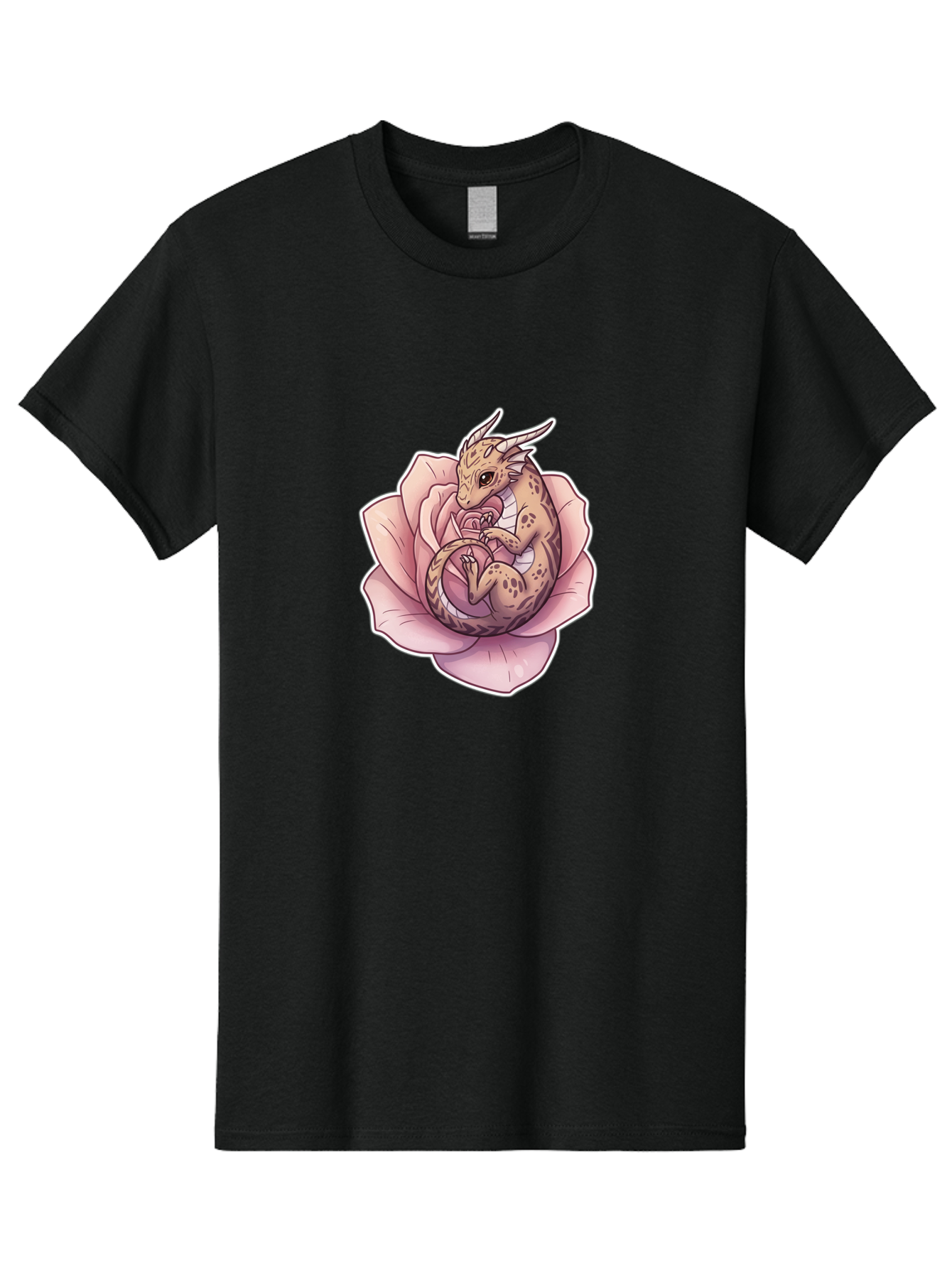 Dragon-In-Rose-6 Men'S Graphic Tee, 100% Cotton, Comfortable Casual Summer Wear, Machine Washable, Vintage Camera, Old Camera, Antique Camera, Black Camera, Classic Photography, Photography Equipment, Nostalgic Device, Film Camera, Camera Art Bak469