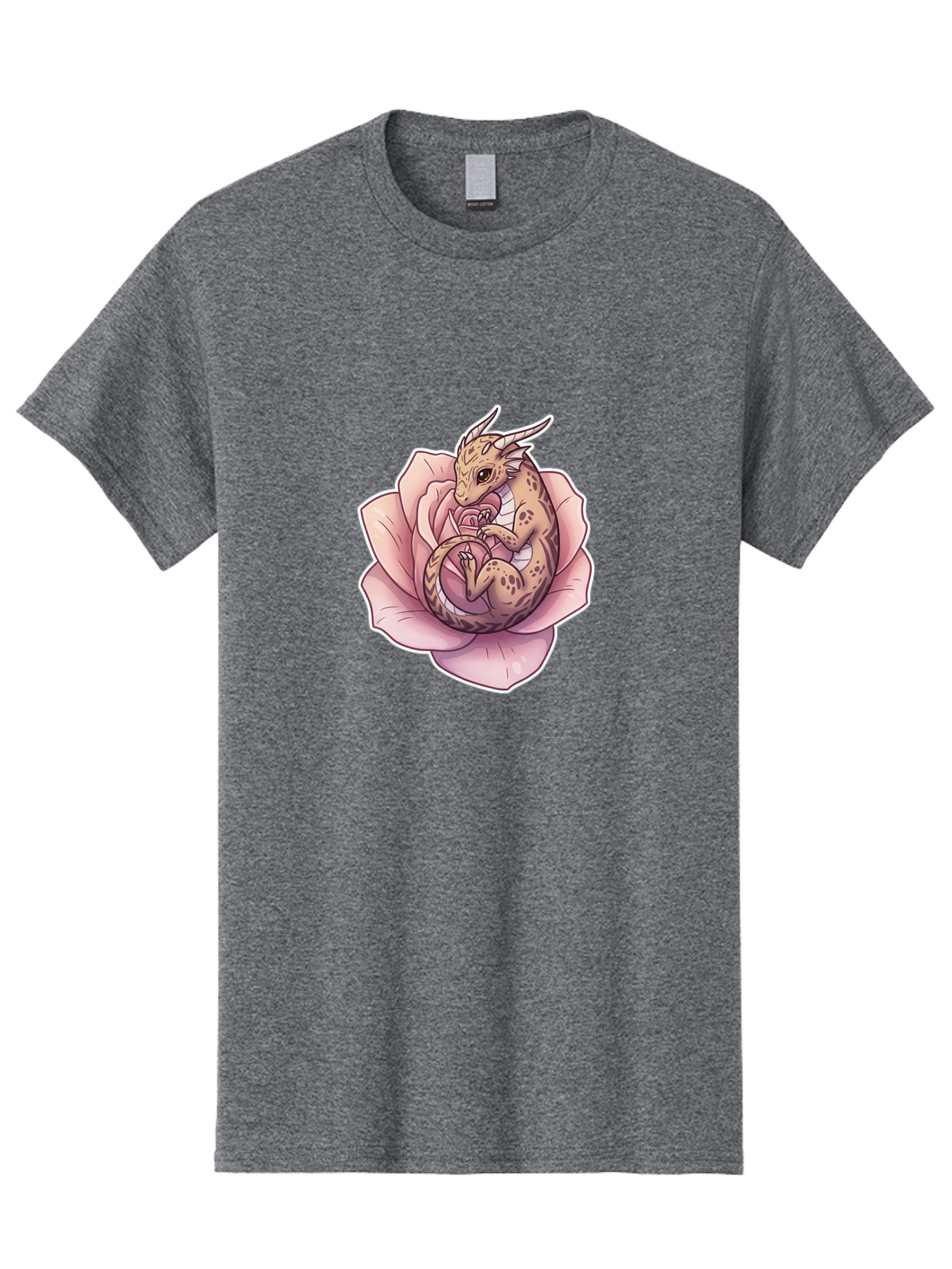Dragon-In-Rose-6 Men'S Graphic Tee, 100% Cotton, Comfortable Casual Summer Wear, Machine Washable, Vintage Camera, Old Camera, Antique Camera, Black Camera, Classic Photography, Photography Equipment, Nostalgic Device, Film Camera, Camera Art Bak469