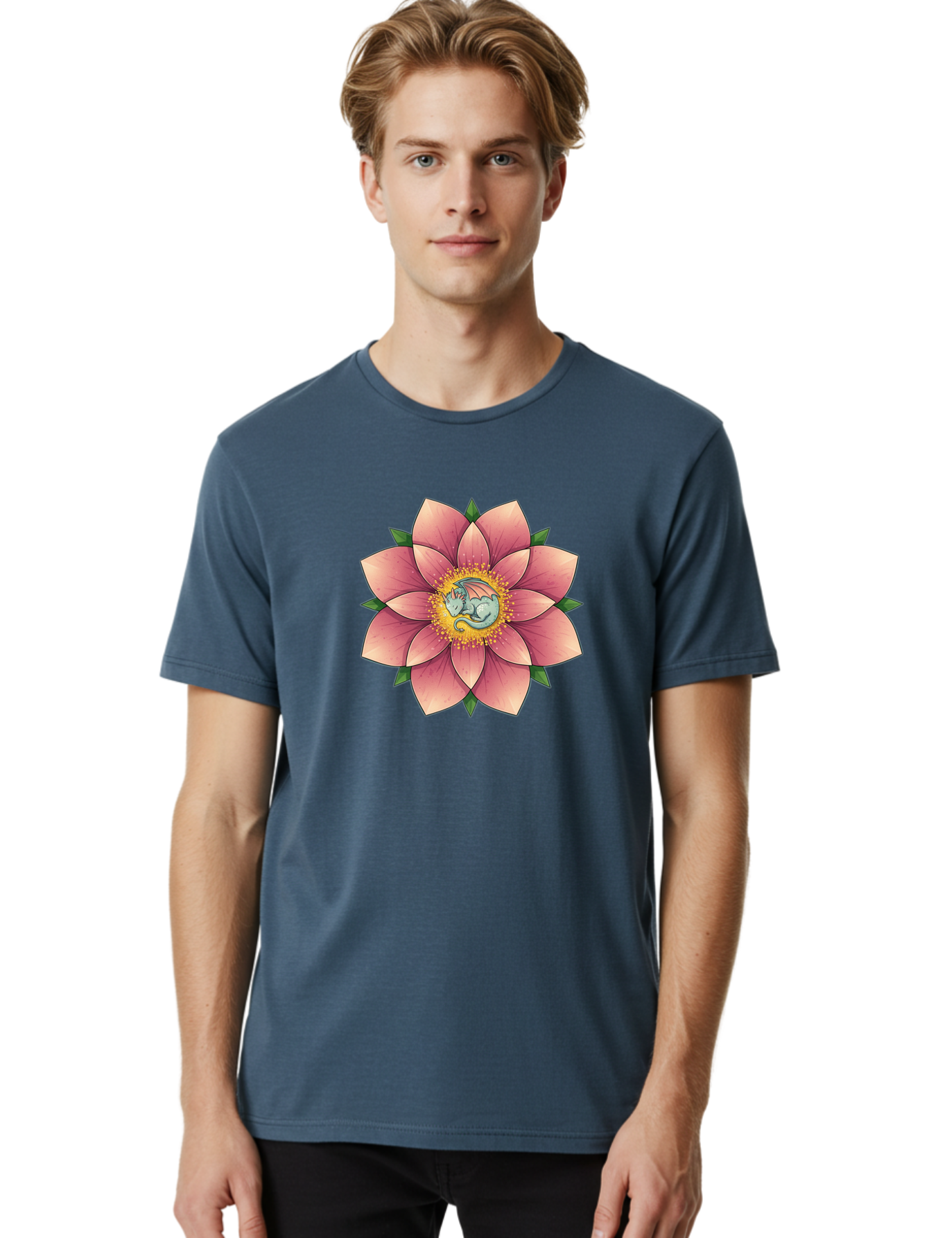 Dragon-Lotus-Flower Men'S Graphic Tee, 100% Cotton, Comfortable Casual Summer Wear, Machine Washable, Vintage Camera, Old Camera, Antique Camera, Black Camera, Classic Photography, Photography Equipment, Nostalgic Device, Film Camera, Bak478