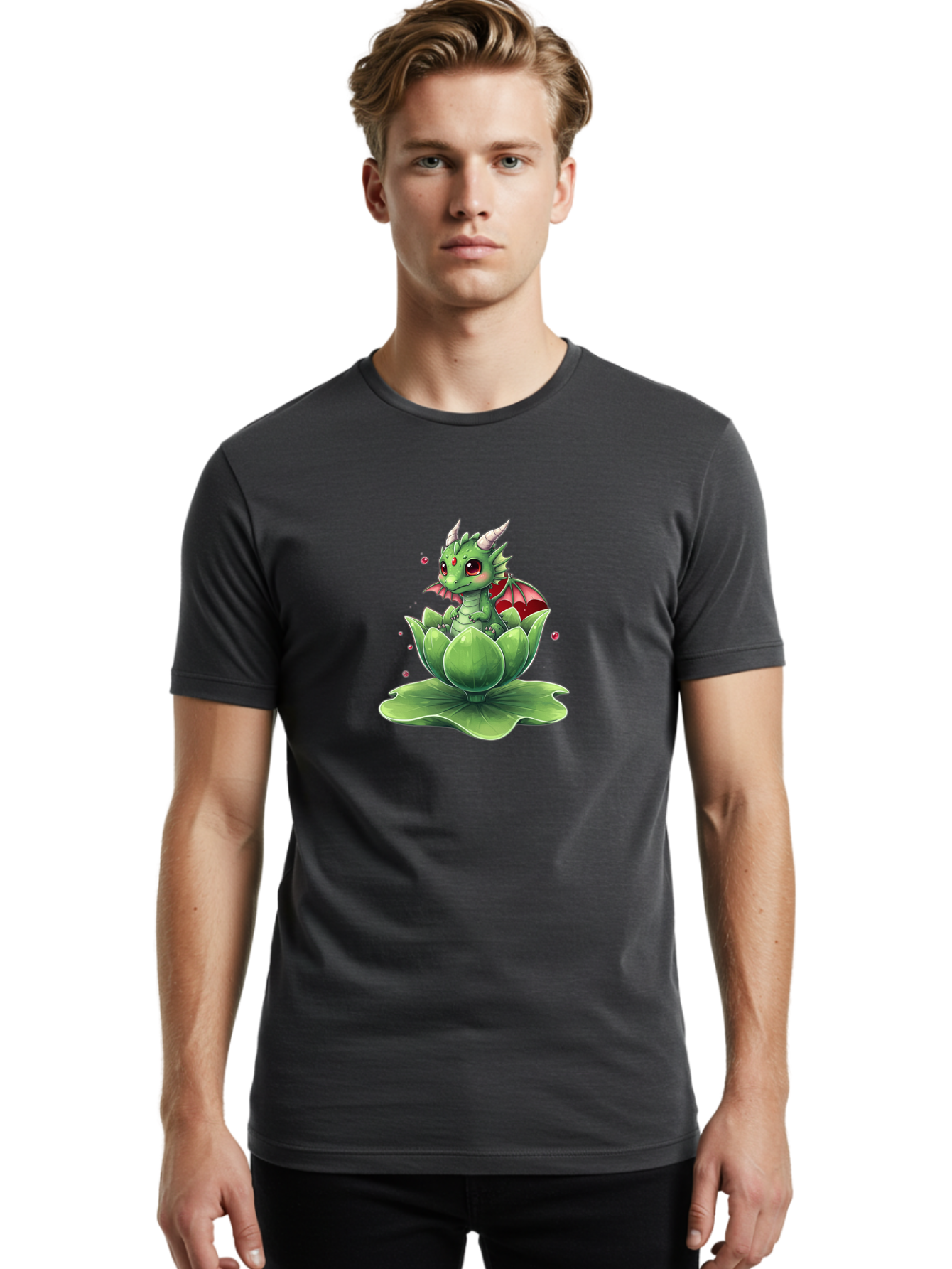 Dragon-On-Lotus-Flower Men'S Graphic Tee, 100% Cotton, Comfortable Casual Summer Wear, Machine Washable, Vintage Camera, Old Camera, Antique Camera, Black Camera, Classic Photography, Photography Equipment, Nostalgic Device, Film Camera, Bak485