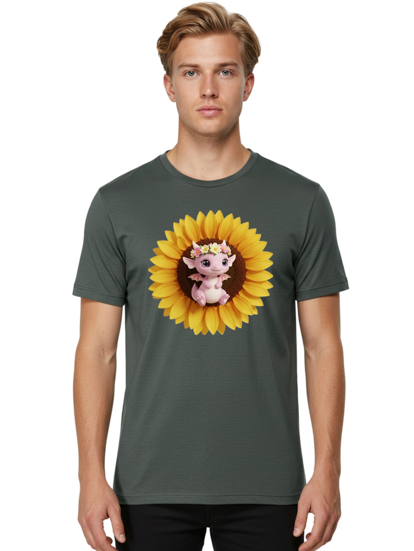 Dragon-On-Sunflower Men'S Graphic Tee, 100% Cotton, Comfortable Casual Summer Wear, Machine Washable, Vintage Camera, Old Camera, Antique Camera, Black Camera, Classic Photography, Photography Equipment, Nostalgic Device, Film Camera, Bak487