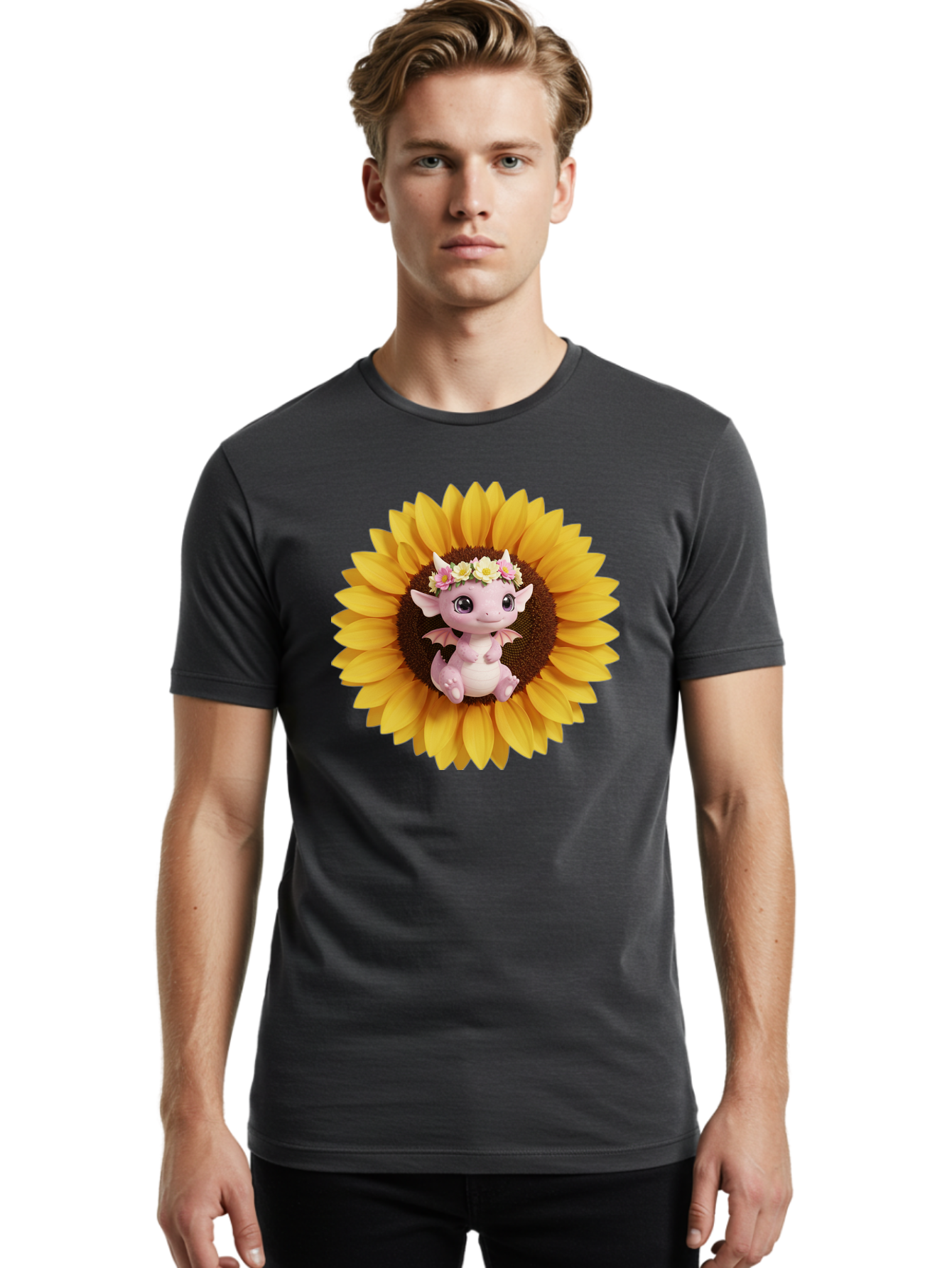 Dragon-On-Sunflower Men'S Graphic Tee, 100% Cotton, Comfortable Casual Summer Wear, Machine Washable, Vintage Camera, Old Camera, Antique Camera, Black Camera, Classic Photography, Photography Equipment, Nostalgic Device, Film Camera, Bak487