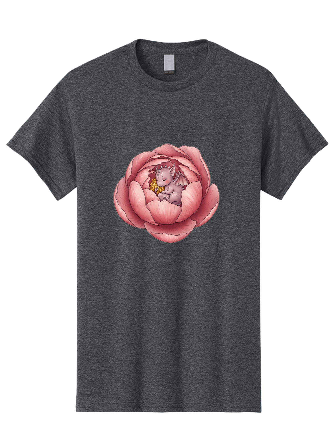 Dragon-Sleeping-In-Pink-Lotus Men'S Graphic Tee, 100% Cotton, Comfortable Casual Summer Wear, Machine Washable, Vintage Camera, Old Camera, Antique Camera, Black Camera, Classic Photography, Photography Equipment, Nostalgic Device, Bak489