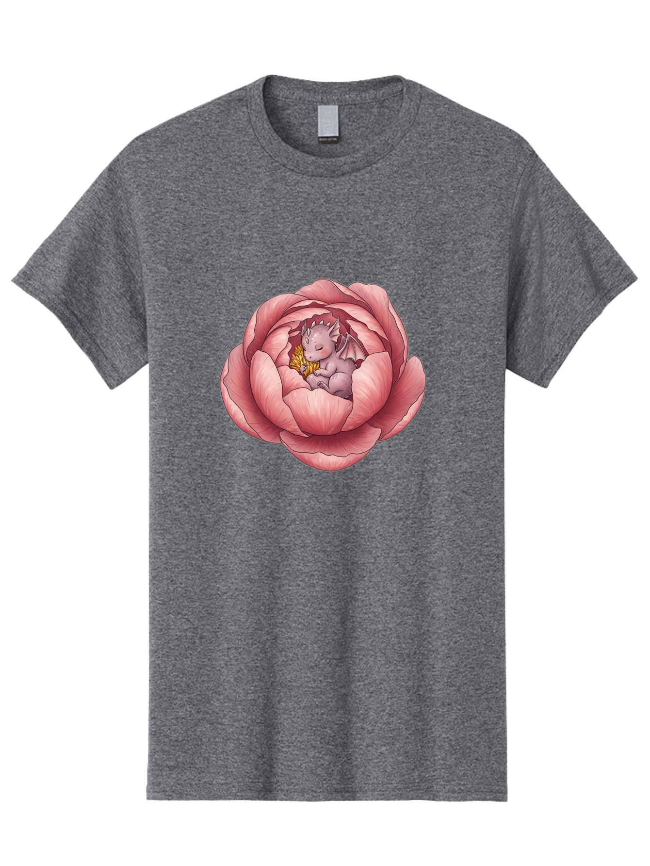 Dragon-Sleeping-In-Pink-Lotus Men'S Graphic Tee, 100% Cotton, Comfortable Casual Summer Wear, Machine Washable, Vintage Camera, Old Camera, Antique Camera, Black Camera, Classic Photography, Photography Equipment, Nostalgic Device, Bak489
