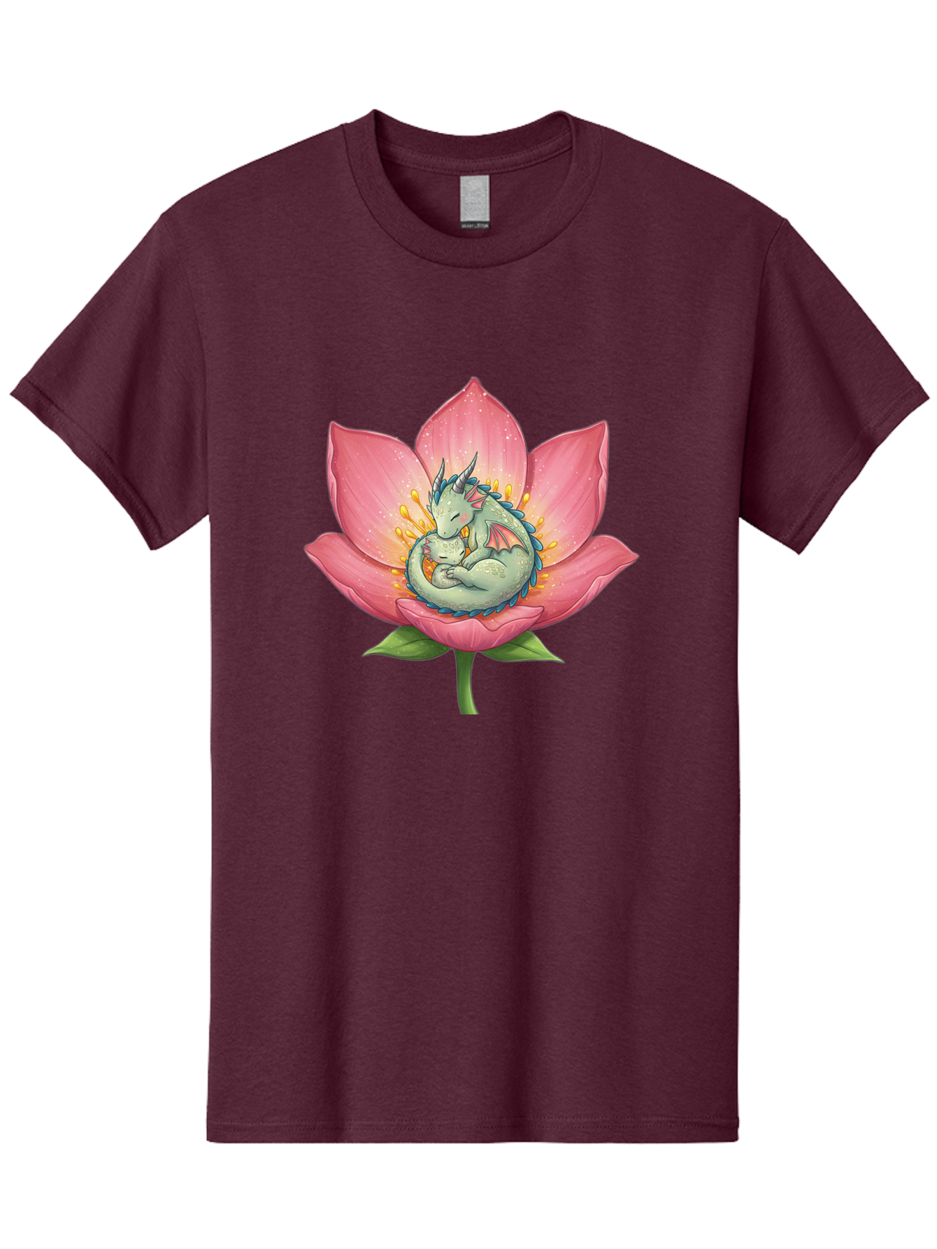 Dragon-Sleeping-On-Pink-Lotus-Flower Men'S Graphic Tee, 100% Cotton, Comfortable Casual Summer Wear, Machine Washable, Vintage Camera, Old Camera, Antique Camera, Black Camera, Classic Photography, Photography Equipment, Nostalgic Device, Bak490