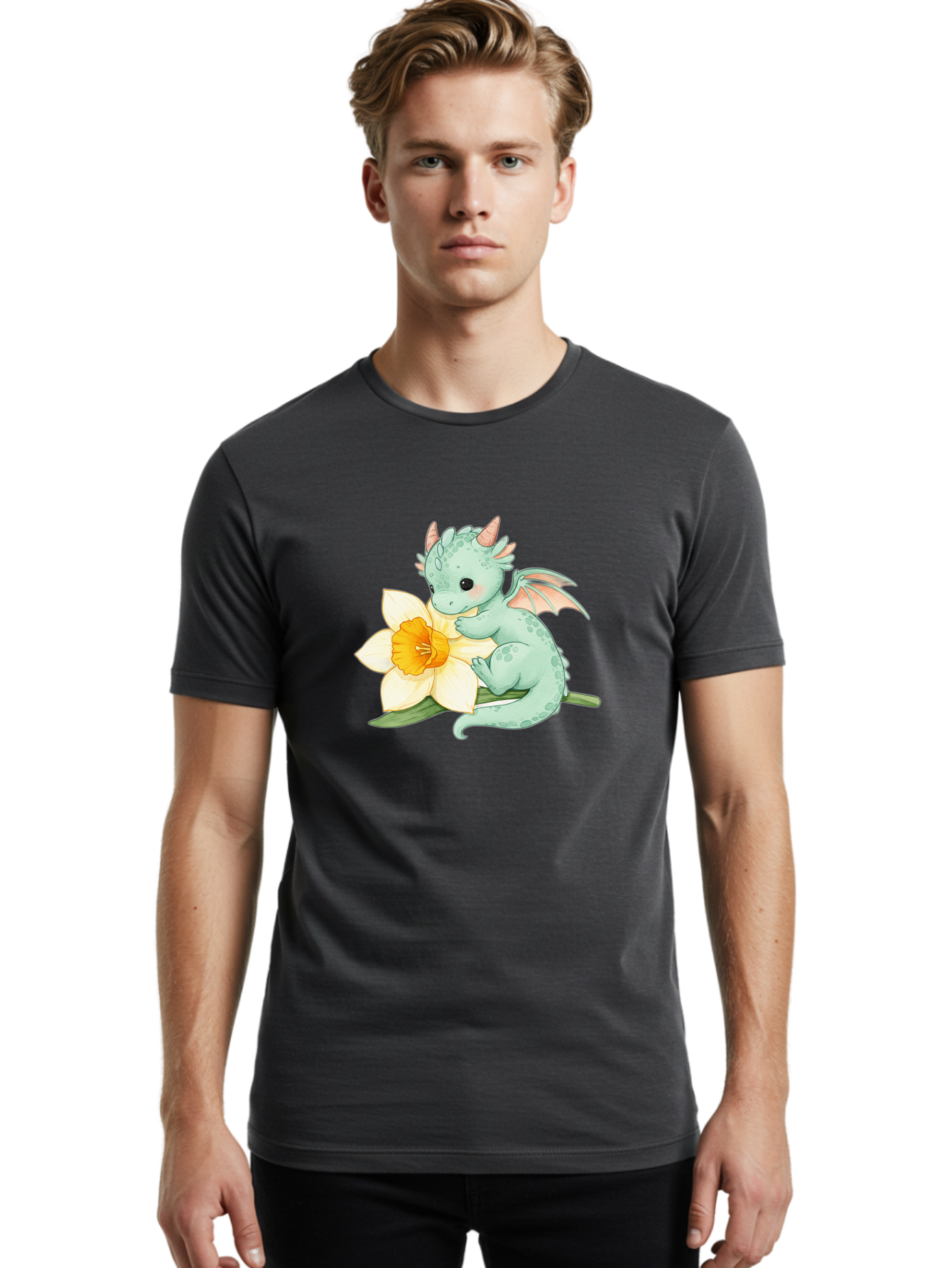 Dragon-With-Daffodil Men'S Graphic Tee, 100% Cotton, Comfortable Casual Summer Wear, Machine Washable, Vintage Camera, Old Camera, Antique Camera, Black Camera, Classic Photography, Photography Equipment, Nostalgic Device, Film Camera, Bak495