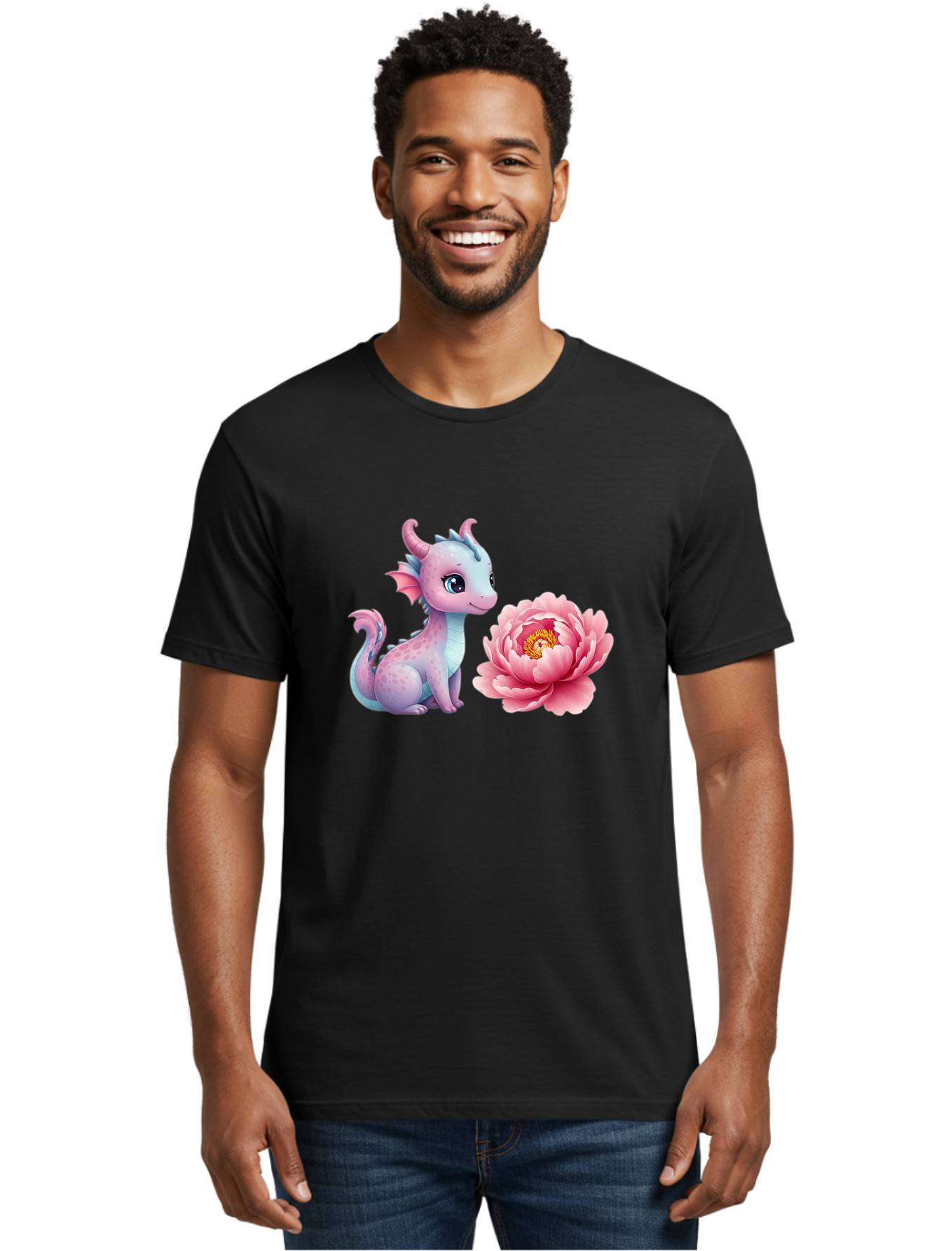 Dragon-With-Flower Men'S Graphic Tee, 100% Cotton, Comfortable Casual Summer Wear, Machine Washable, Vintage Camera, Old Camera, Antique Camera, Black Camera, Classic Photography, Photography Equipment, Nostalgic Device, Film Camera, Bak496