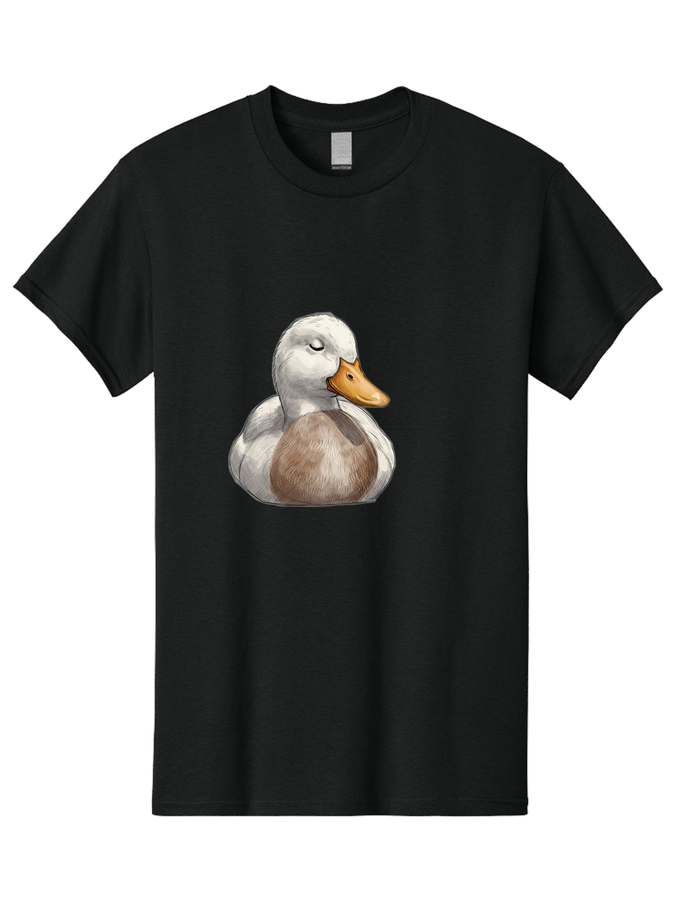 Duck Men'S Graphic Tee, 100% Cotton, Comfortable Casual Summer Wear, Machine Washable, Vintage Camera, Old Camera, Antique Camera, Black Camera, Classic Photography, Photography Equipment, Nostalgic Device, Film Camera, Camera Art Bak504