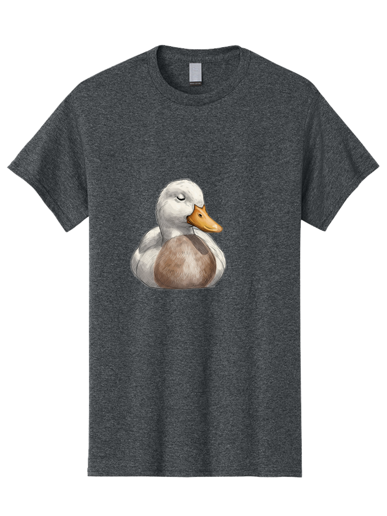 Duck Men'S Graphic Tee, 100% Cotton, Comfortable Casual Summer Wear, Machine Washable, Vintage Camera, Old Camera, Antique Camera, Black Camera, Classic Photography, Photography Equipment, Nostalgic Device, Film Camera, Camera Art Bak504