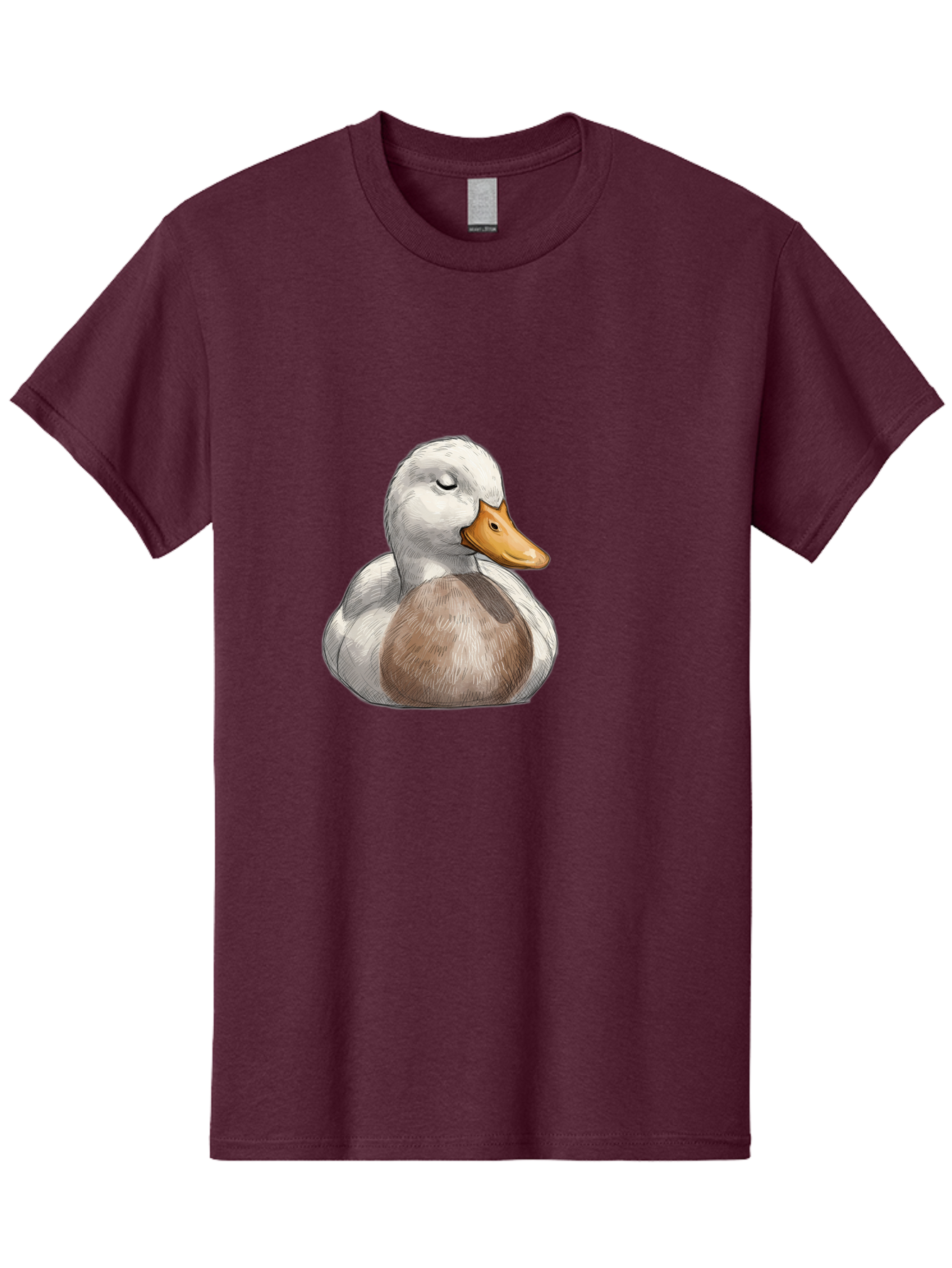 Duck Men'S Graphic Tee, 100% Cotton, Comfortable Casual Summer Wear, Machine Washable, Vintage Camera, Old Camera, Antique Camera, Black Camera, Classic Photography, Photography Equipment, Nostalgic Device, Film Camera, Camera Art Bak504