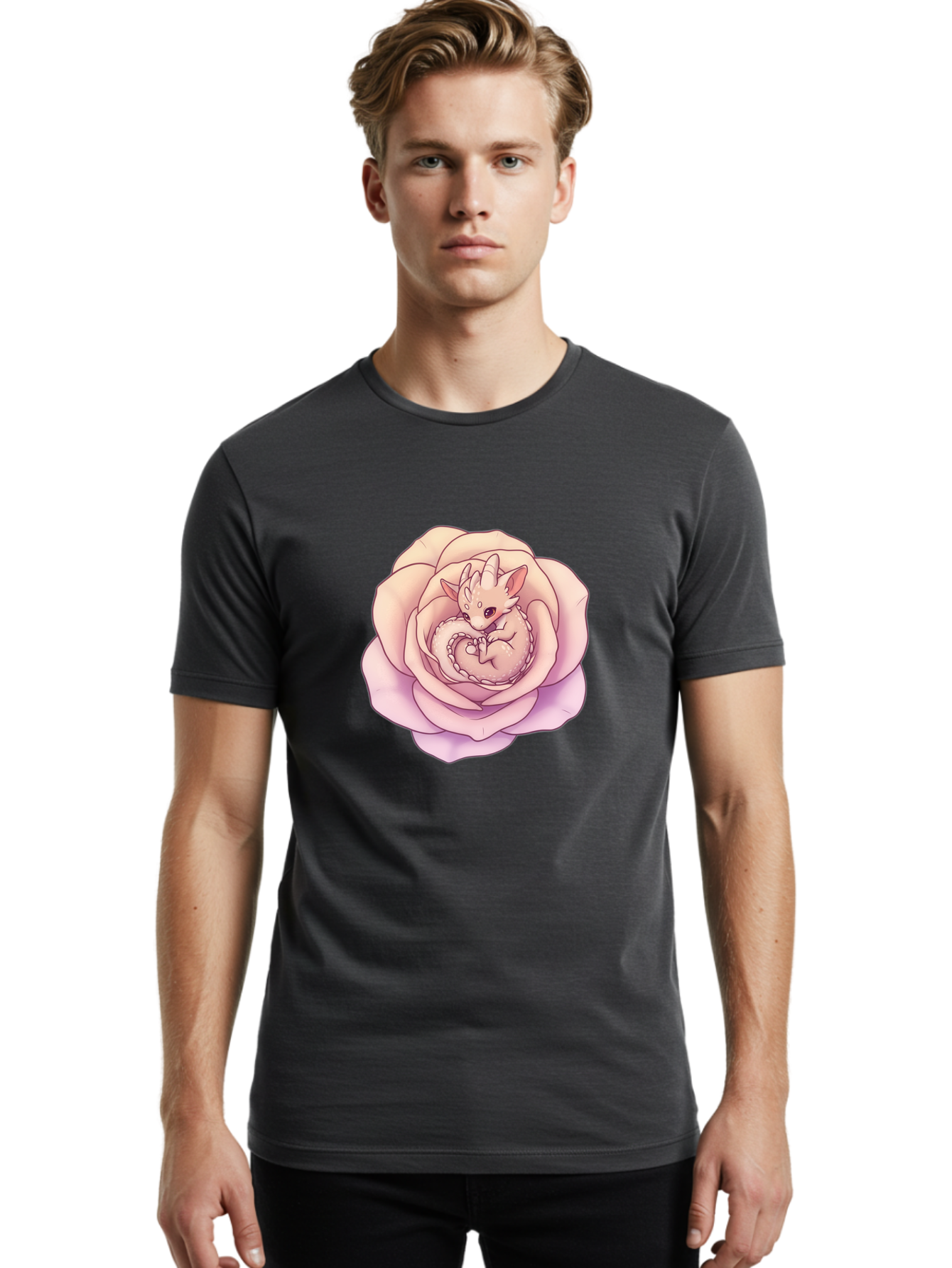 Eevee-In-Rose Men'S Graphic Tee, 100% Cotton, Comfortable Casual Summer Wear, Machine Washable, Vintage Camera, Old Camera, Antique Camera, Black Camera, Classic Photography, Photography Equipment, Nostalgic Device, Film Camera, Camera Art Bak508