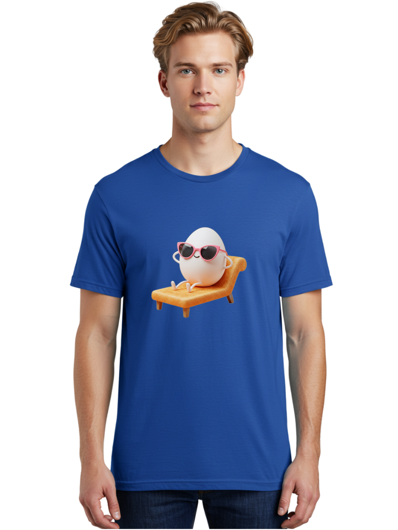 Egg-In-Sunglasses Men'S Graphic Tee, 100% Cotton, Comfortable Casual Summer Wear, Machine Washable, Vintage Camera, Old Camera, Antique Camera, Black Camera, Classic Photography, Photography Equipment, Nostalgic Device, Film Camera, Camera Art Bak515